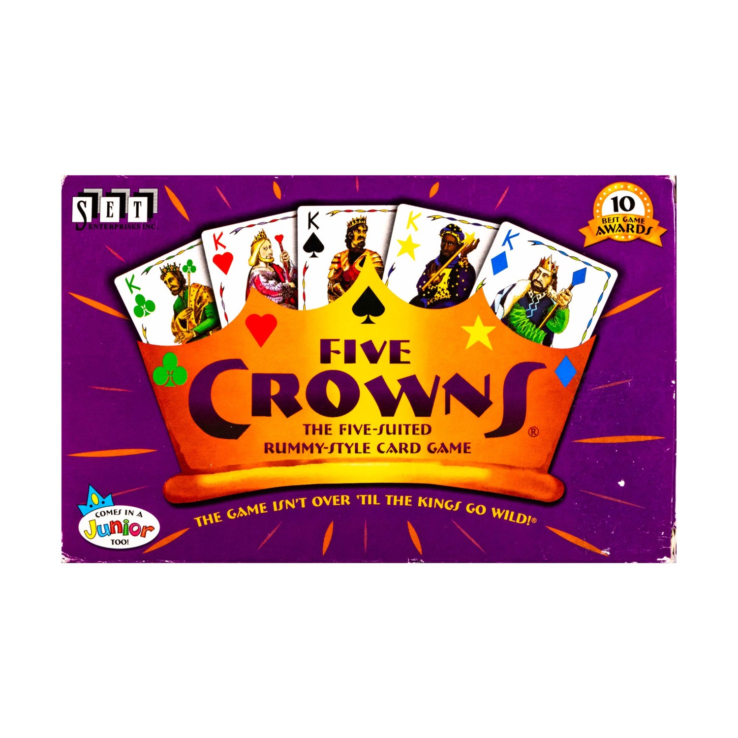 Set Enterprises Boardgame Five Crowns (1996 Ed) Box VG+/NM