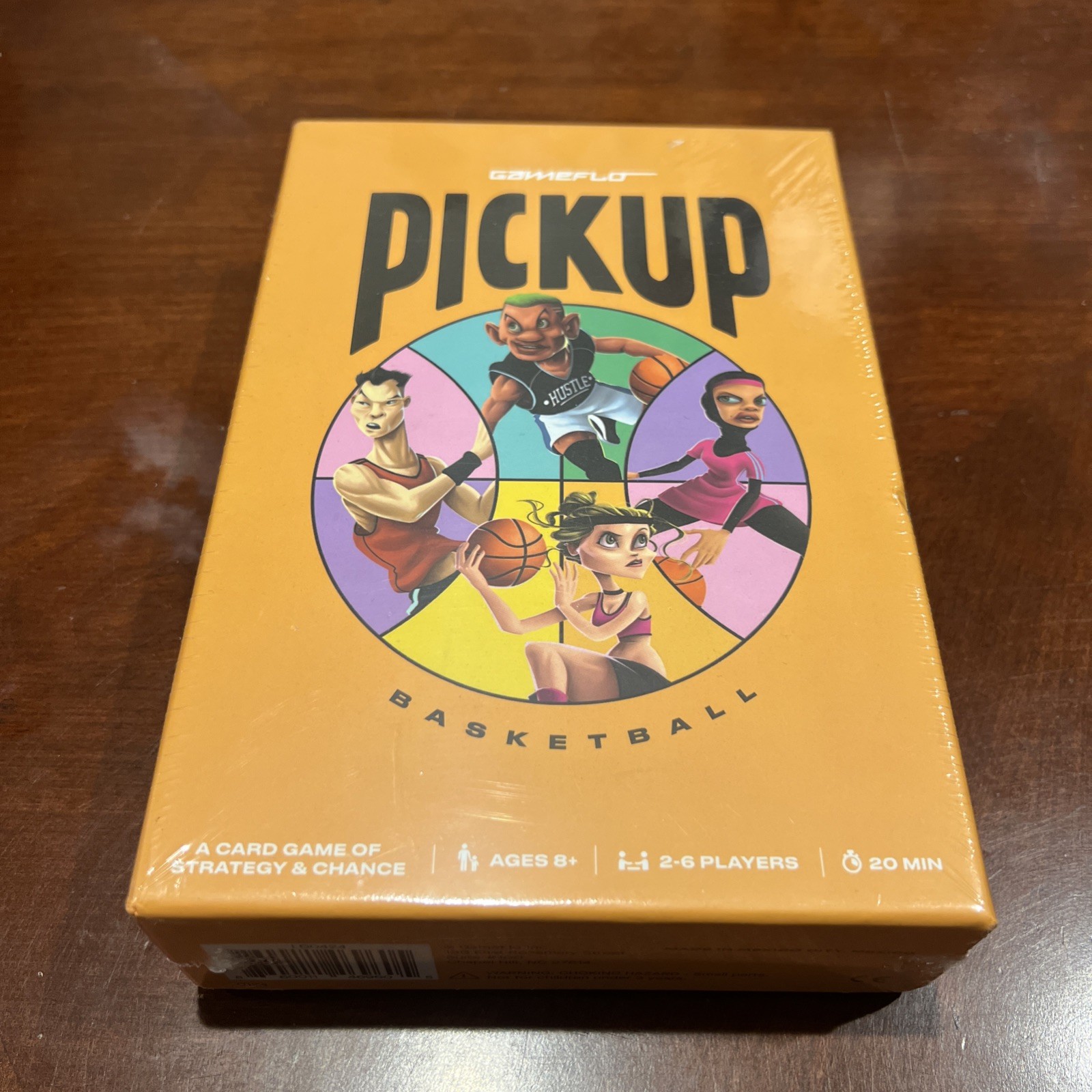 Gameflo Pickup Basketball Card Game Of Strategy Ages 8+ /2-6 Players New/Sealed