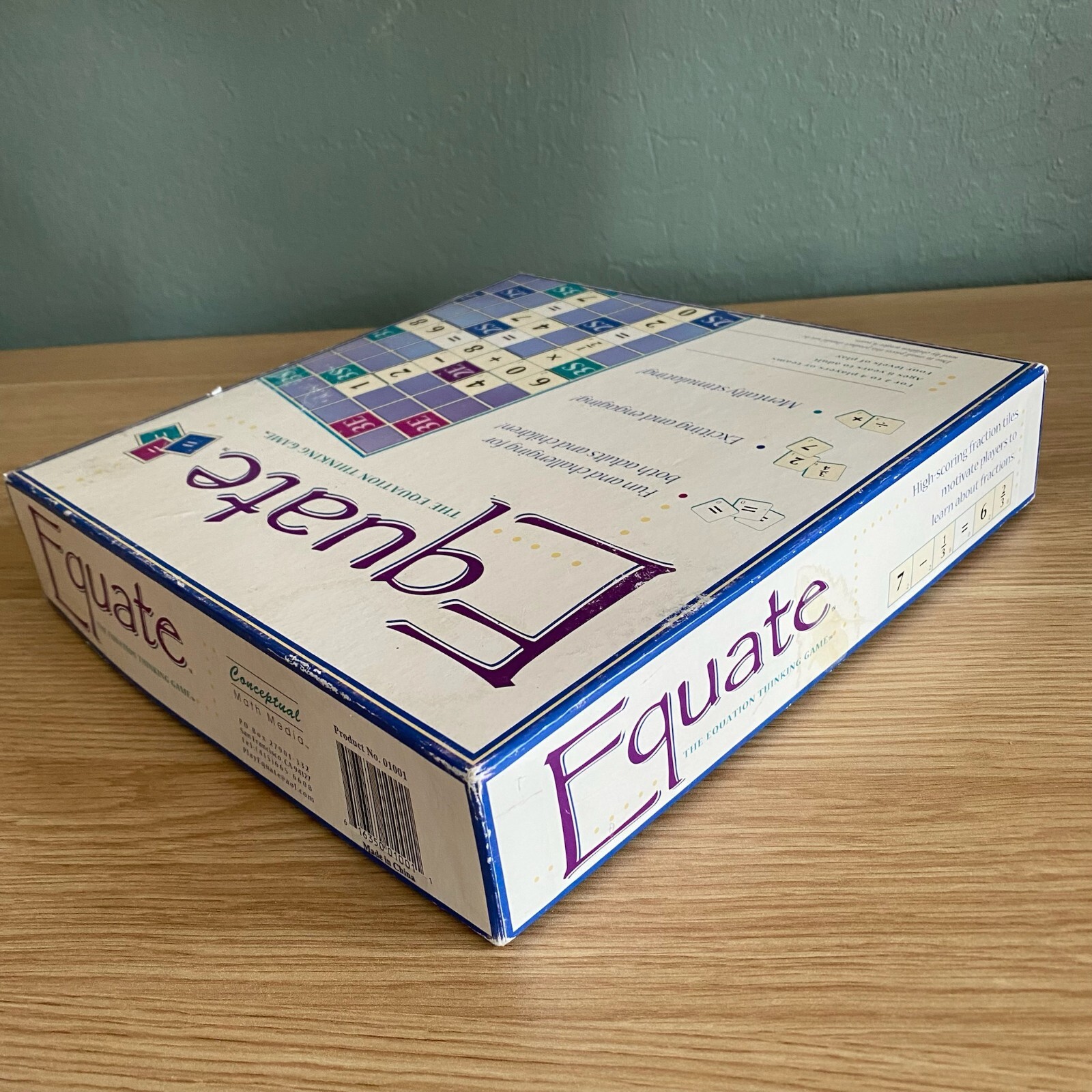 Equate The Equation Thinking Board Game Math Skills Homeschool Classroom