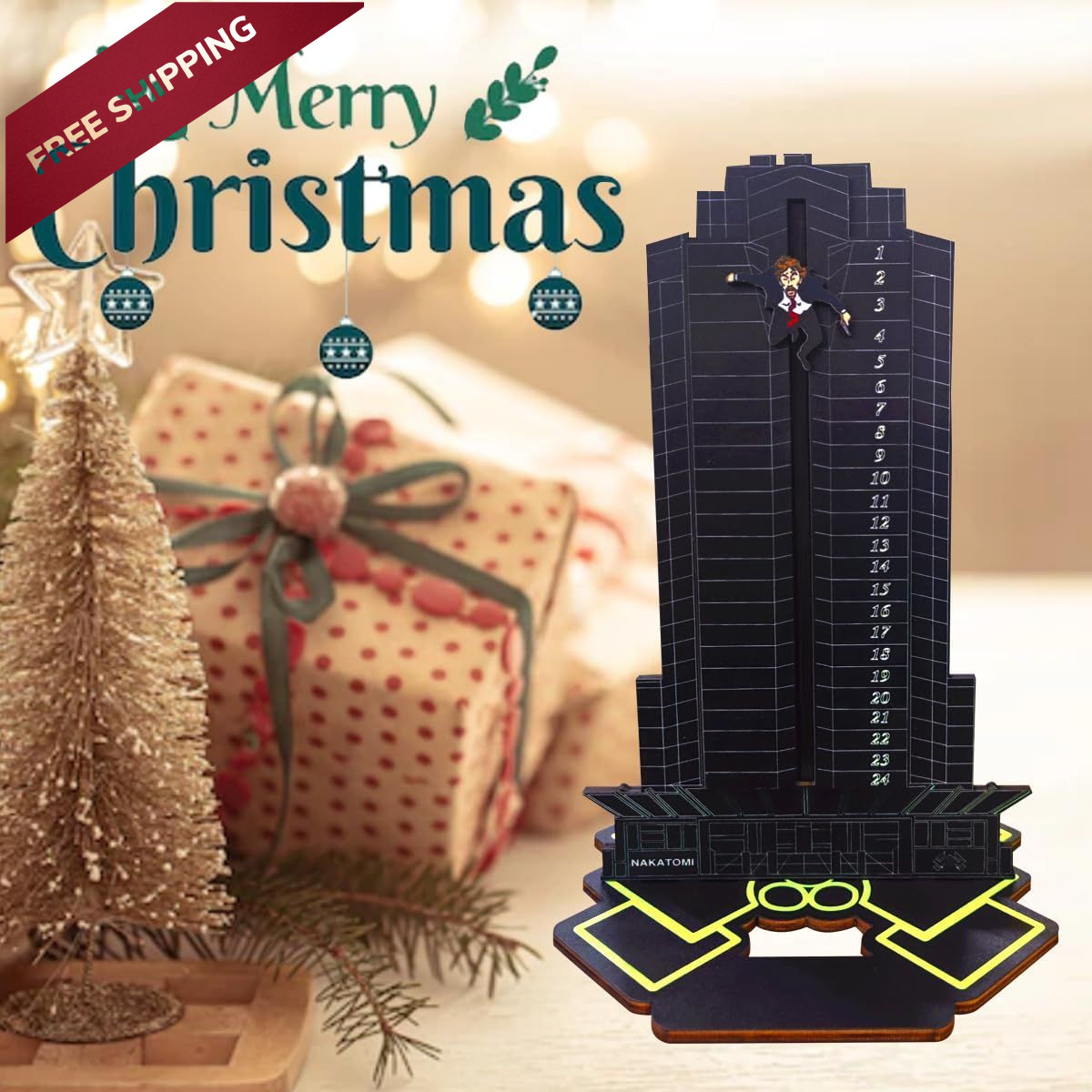 Die Hard Advent Calendar,2026Christmas Black Calendar