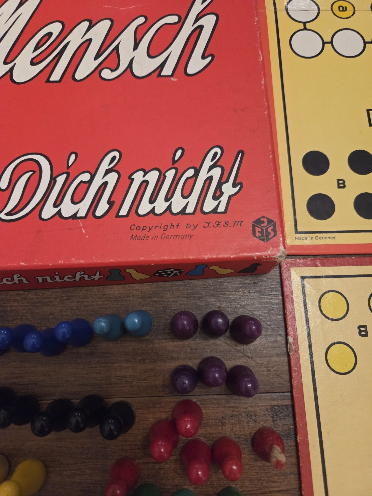 Vint Mensch Schmidt Spielregel Board Game Mensch Ärgere Dich Nicht Germany