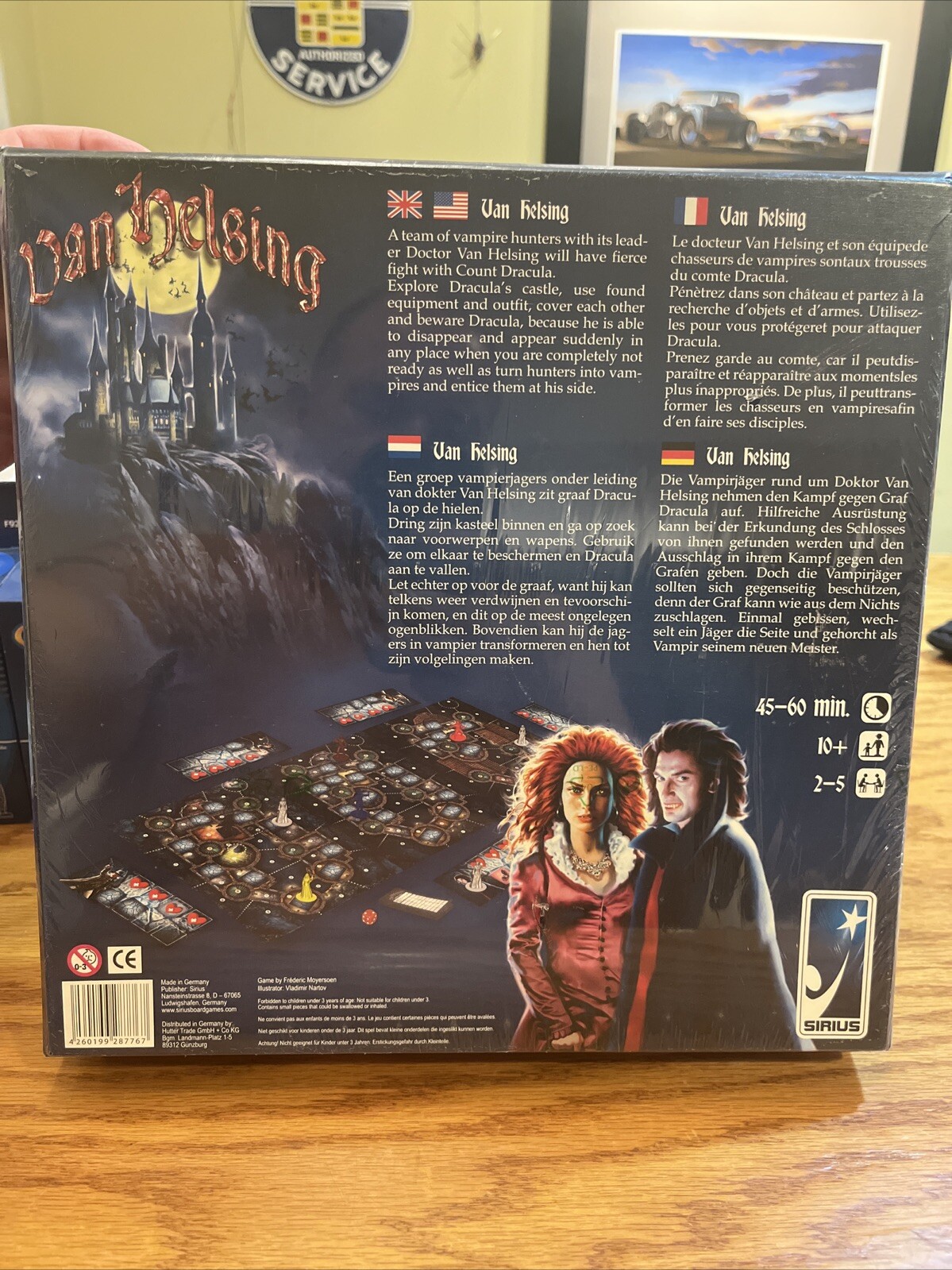 Van Helsing – Sirius Board Game. Brand New & Sealed!