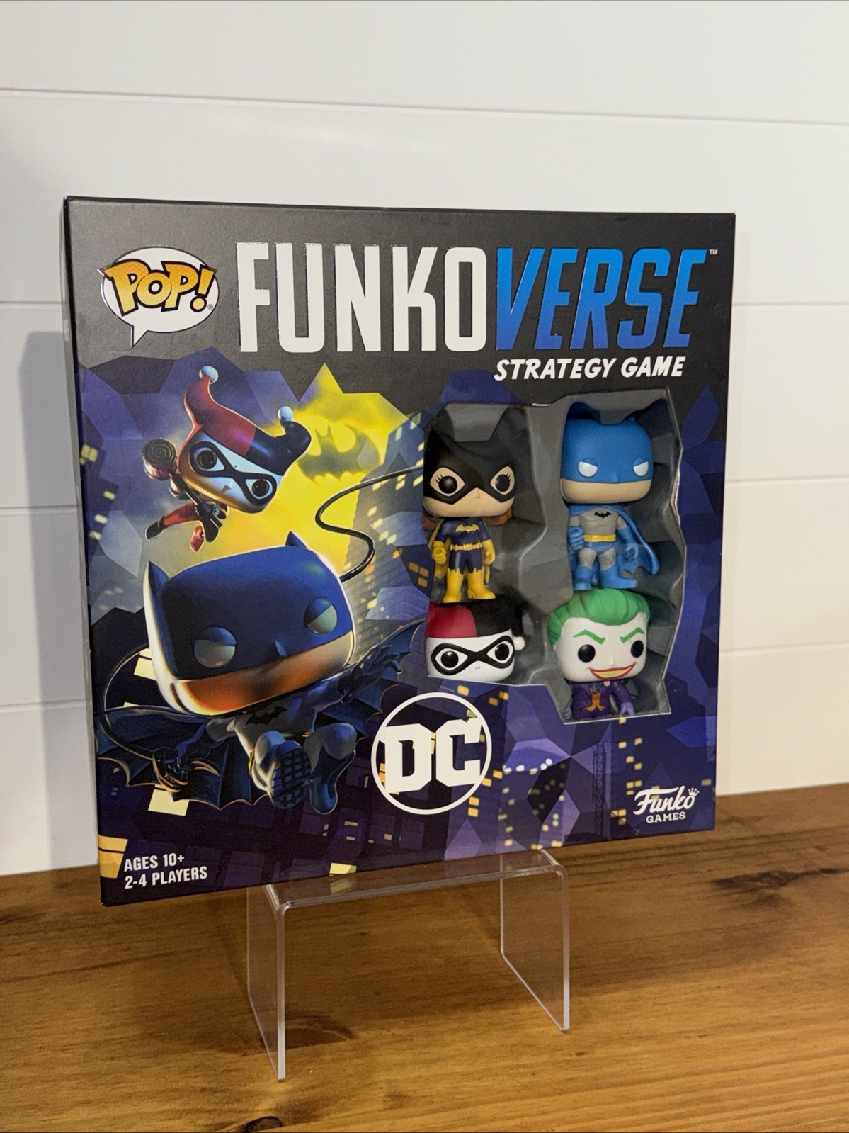 FunkoVerse DC Comics Strategy Game 4-Pack Batman Joker Harley Quinn Batgirl