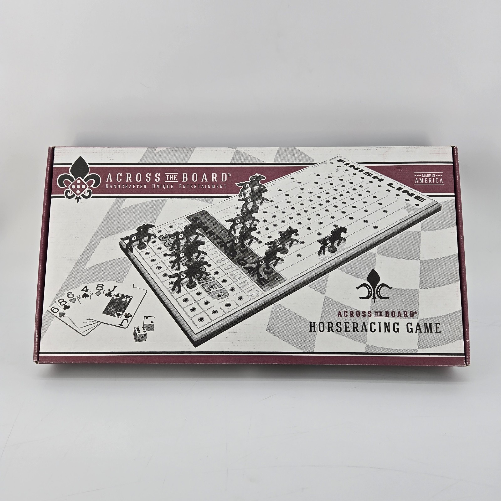 Across The Board Horseracing Game Maple Wood Gametop, 2007 Edition