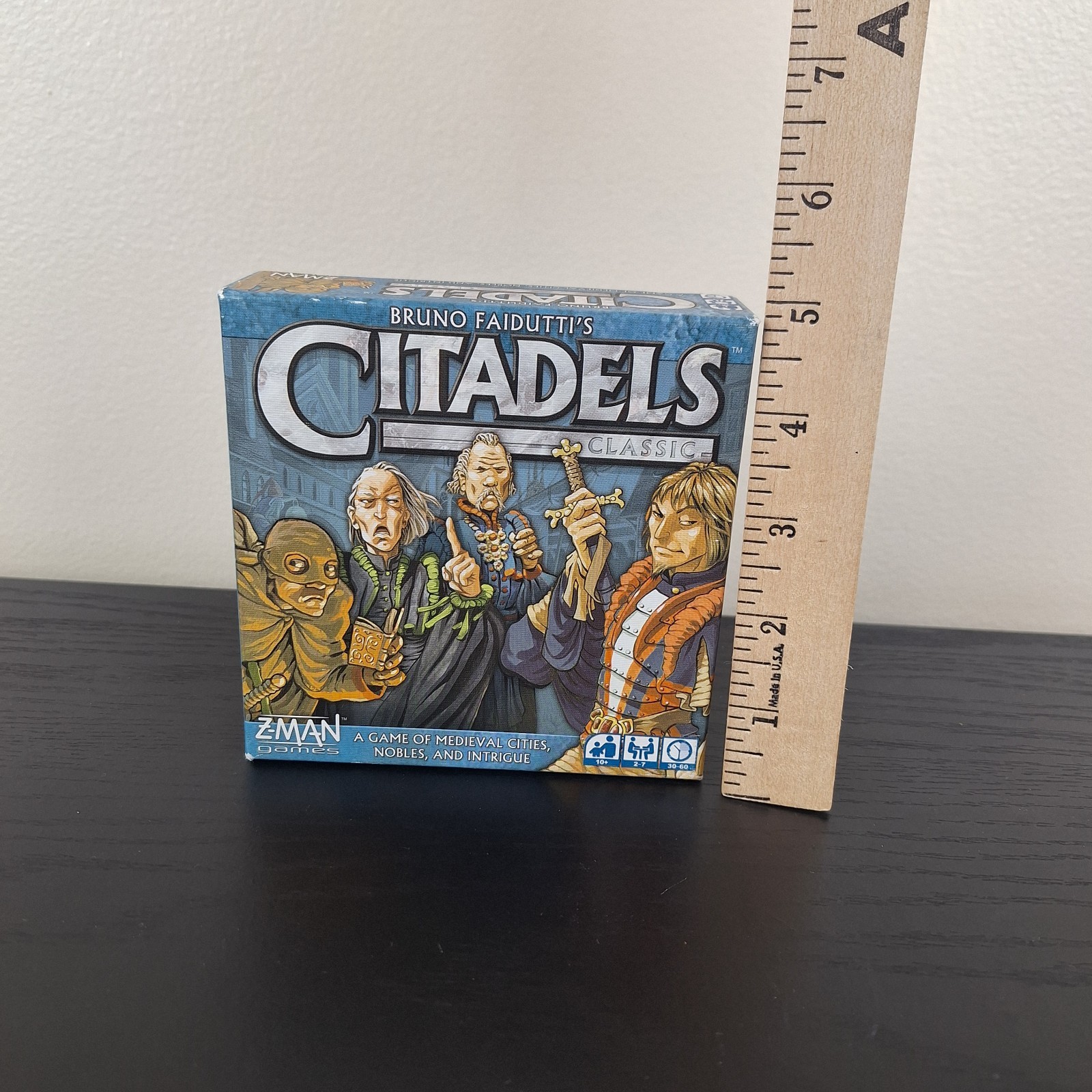 Citadels Classic Card Game Bruno Faidutti 2016 Z-man Games Small Box Medieval