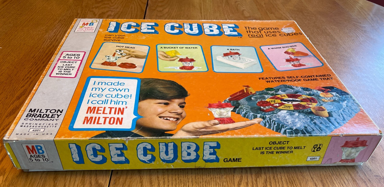 Vintage 1972 ICE CUBE Game w/ Tray by Milton Bradley RARE HTF Complete!