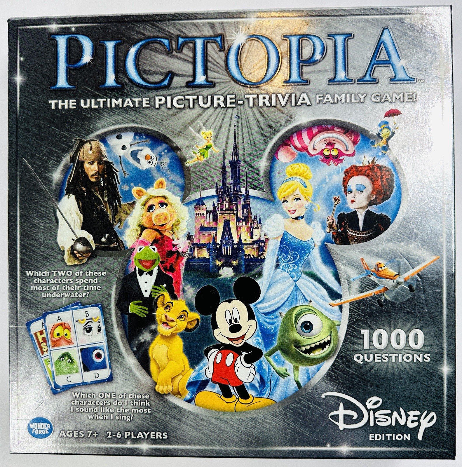 Ravensburger Pictopia Picture Trivia Disney Edition Board Game2-6 Players Age7+