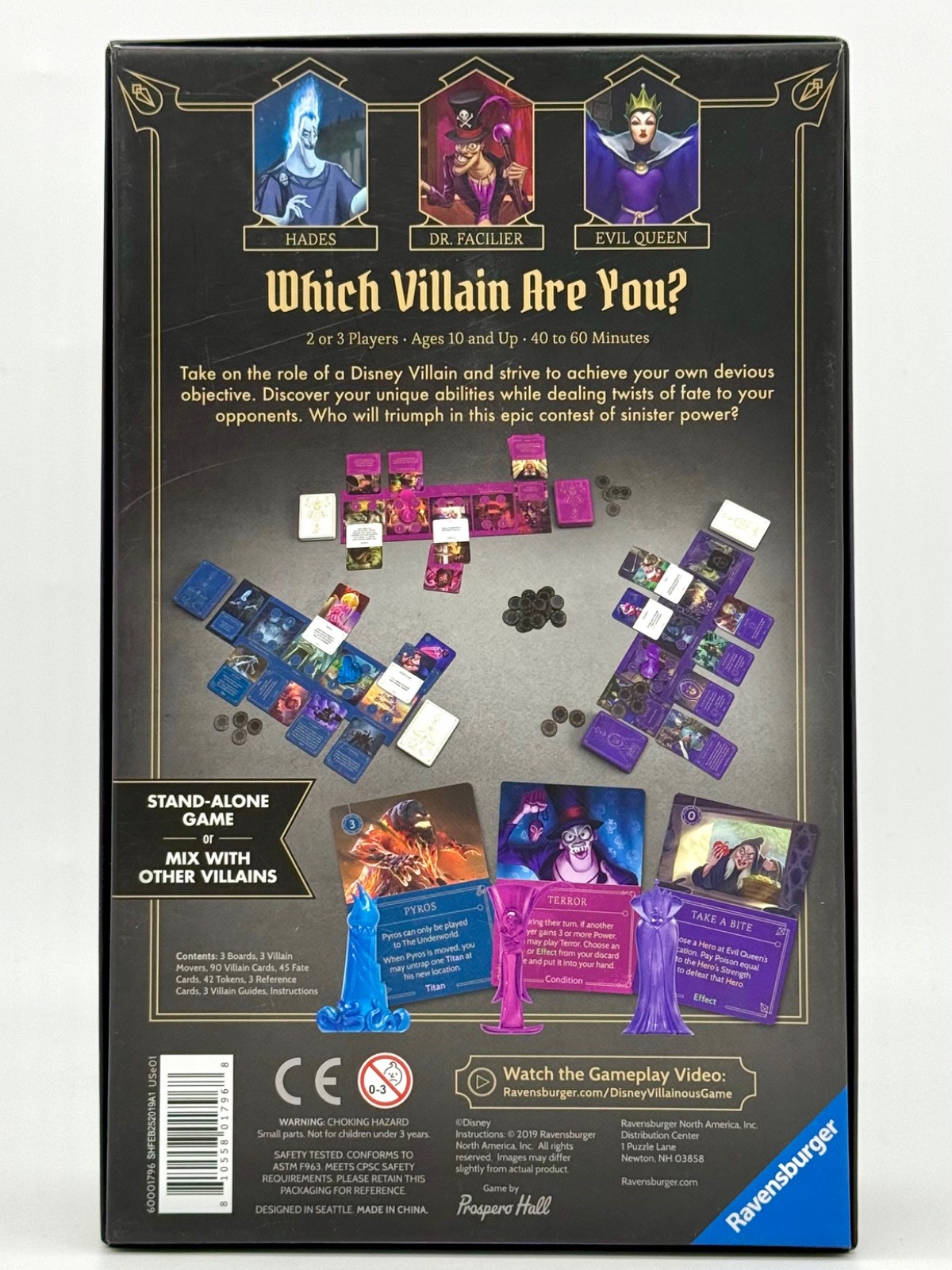 Disney Villainous Wicked to the Core Board Game (Disney 2019) – 100% Complete