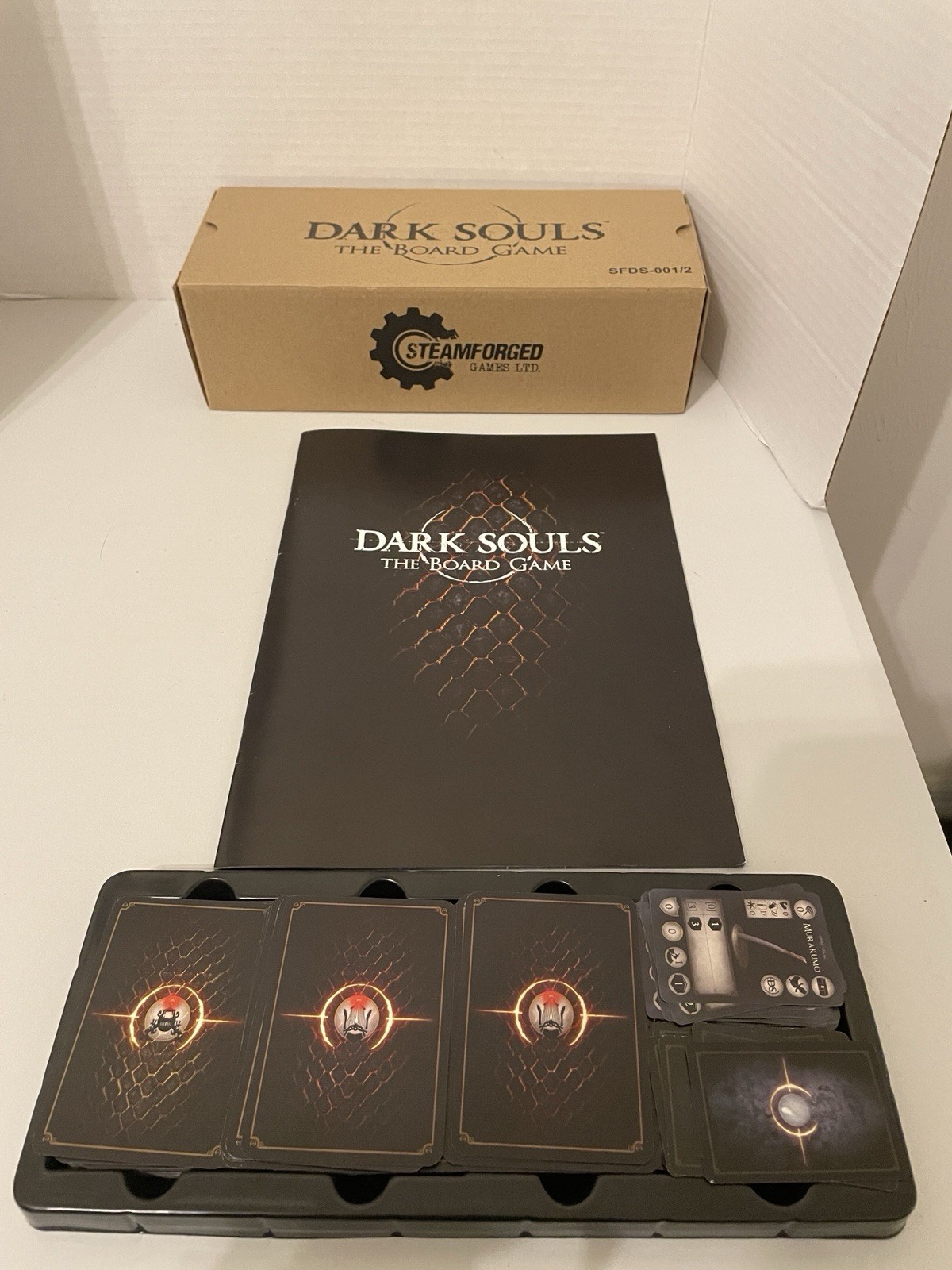 STEAMFORGED GAMES DARK SOULS THE BOARD GAME CORE SET COMPLETED EXCELLENT USED