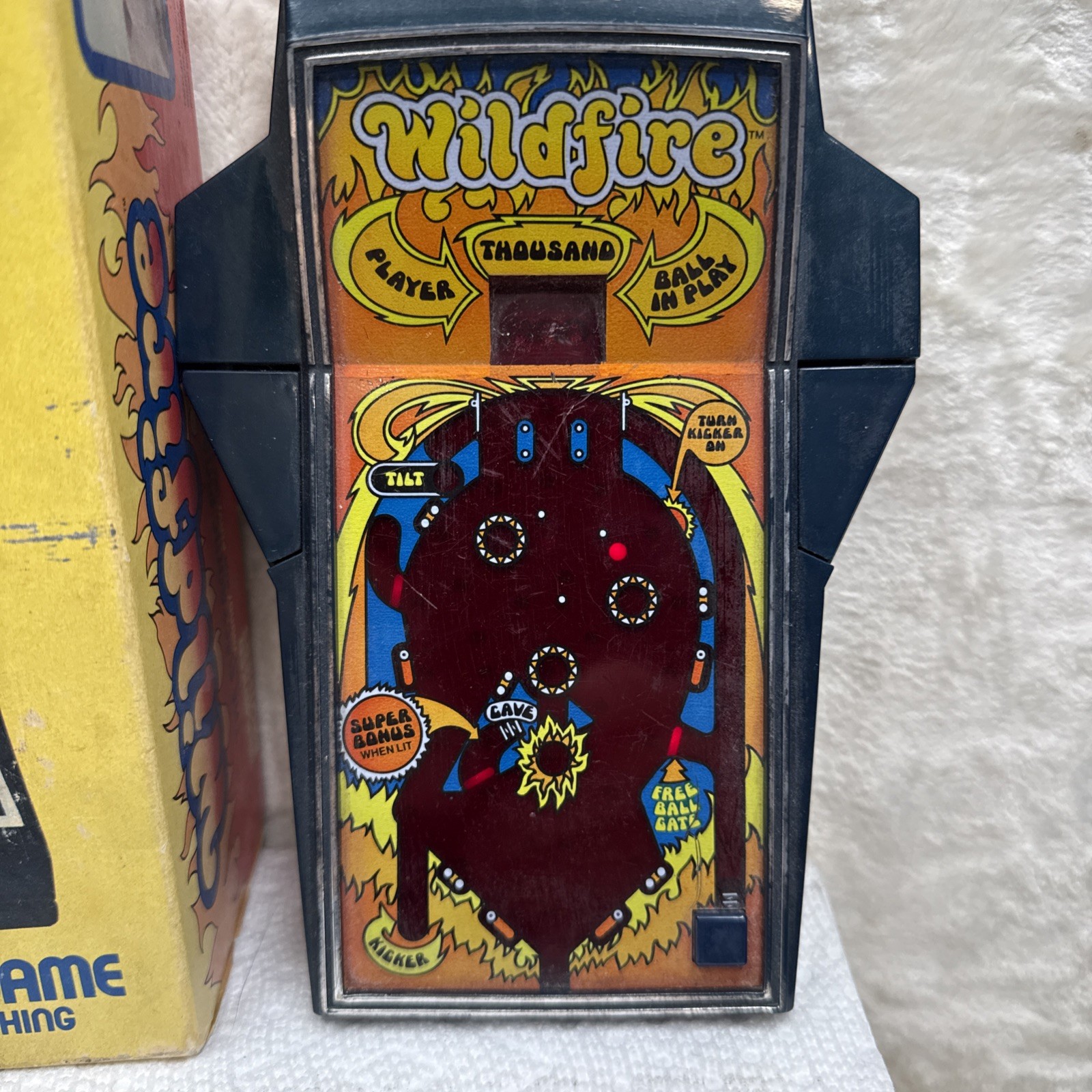 Vintage 1979 Wildfire Electronic Pinball Game Parker Brothers w/ Box Tested