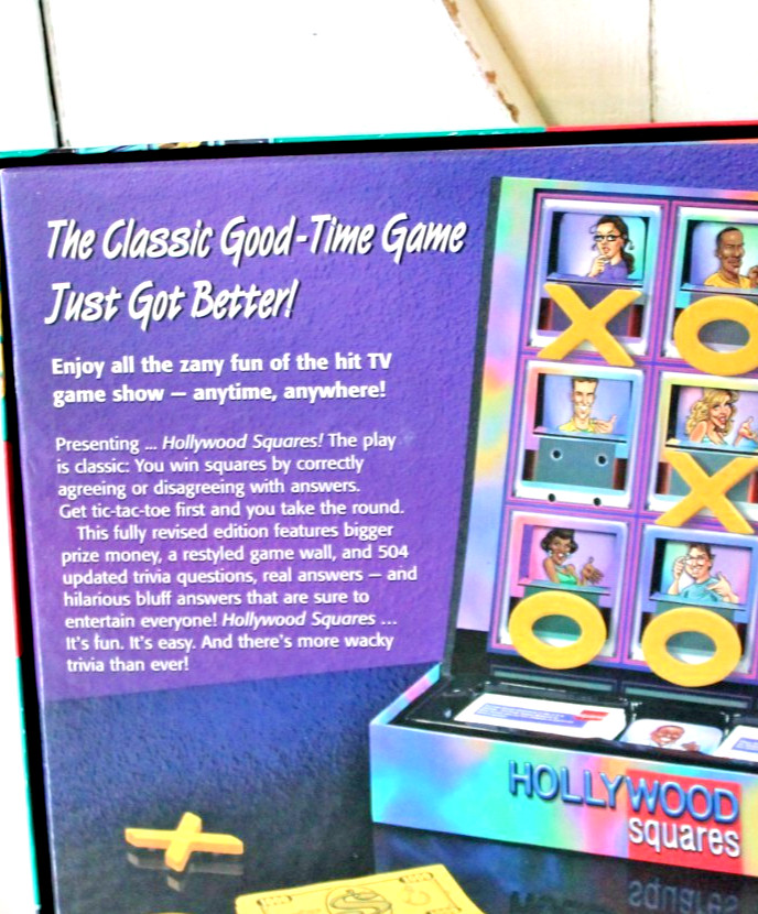 VTG NIB 1999 Hollywood Squares Board Game Parker Brothers New Hasbro USA
