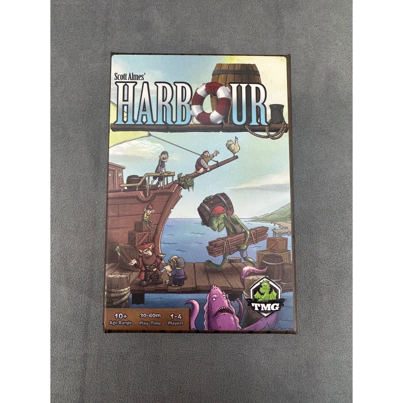 Harbour Board Game Scott Almes Tasty Minstrel Games TMG 1-4 Players Complete