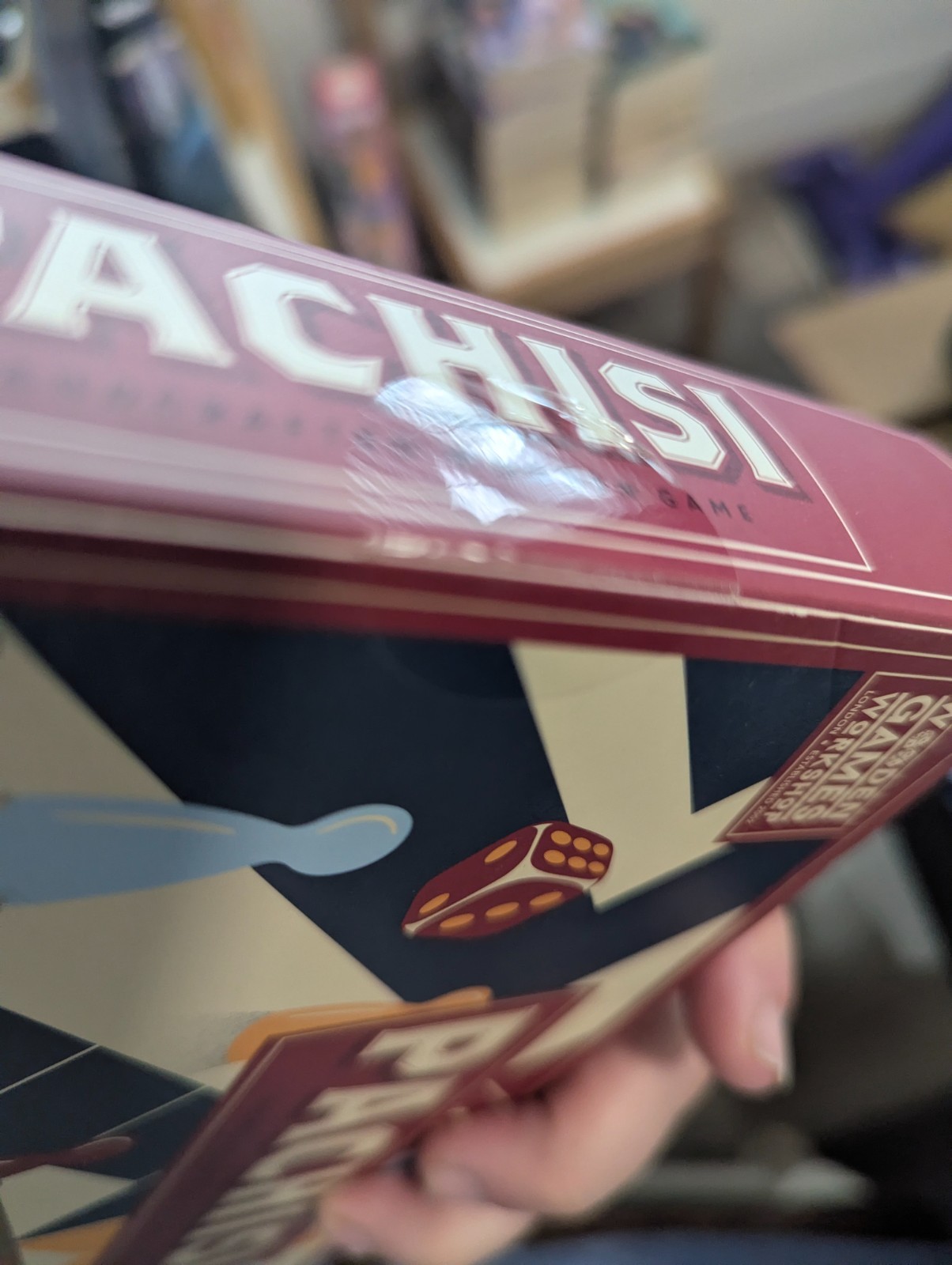 PACHISI Wooden Travel Board Game RVLIFE Parcheesi SEALED 2018 AIRBNB