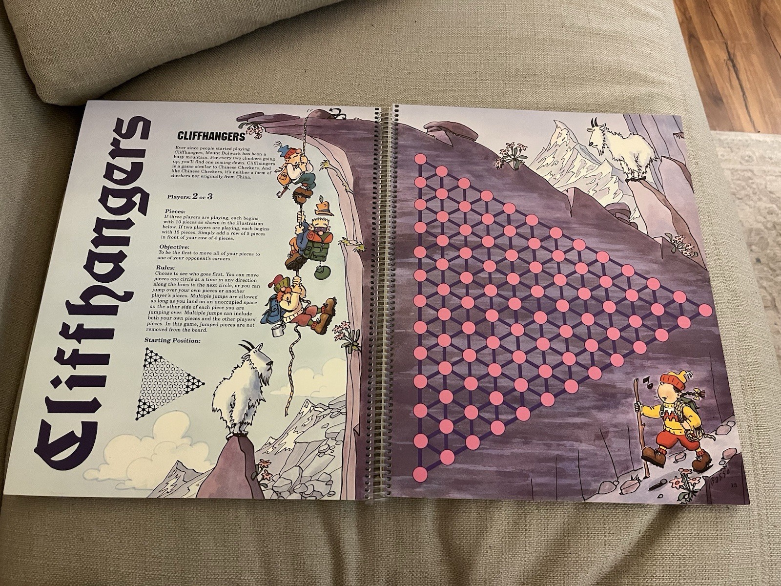 Highlights Best Board Games Around the World Spiral Bound Book Vintage 1992 MINT