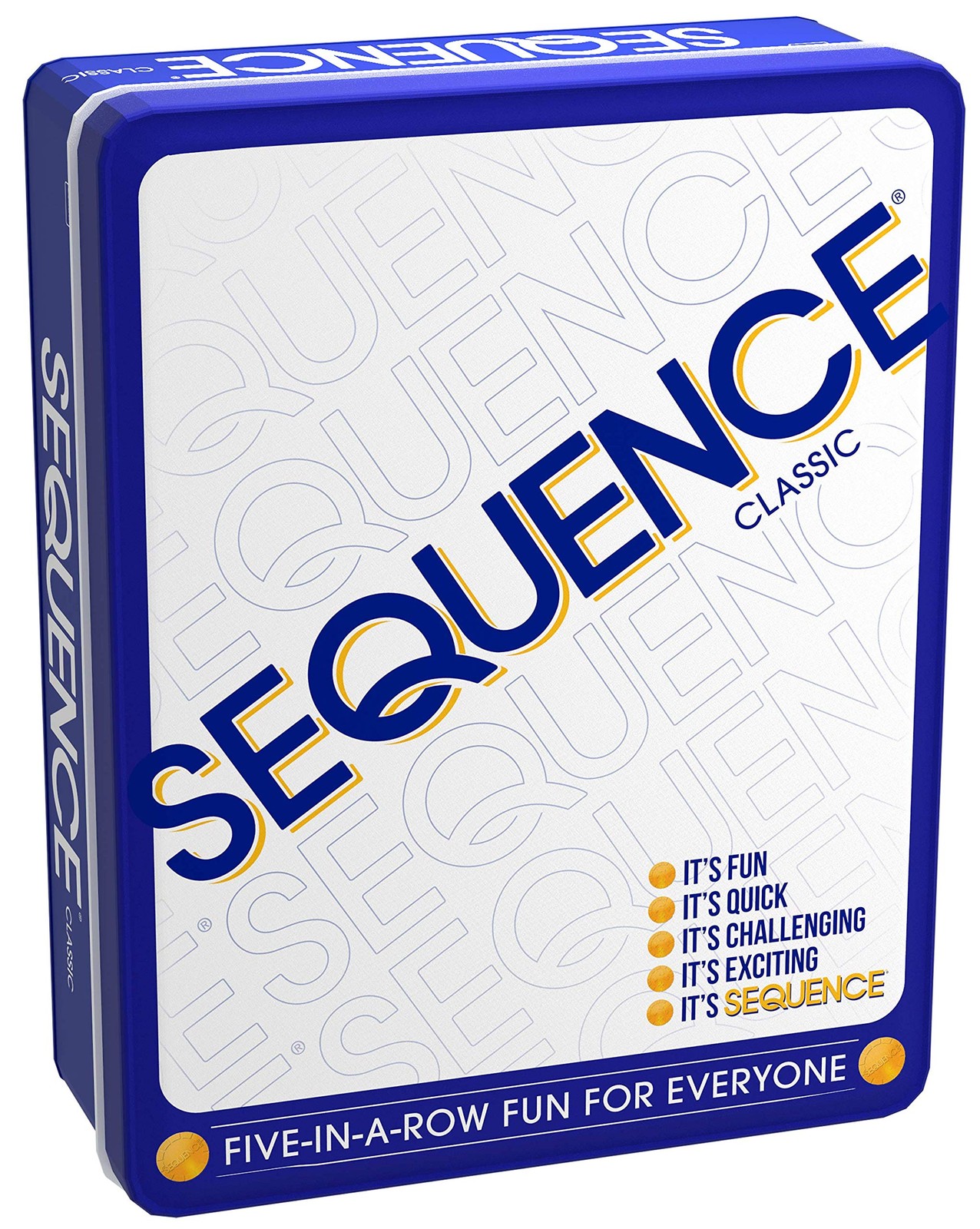 Sequence Board Game for 2 to 12 Players Strategy Game in Tin Ages 7 and Up