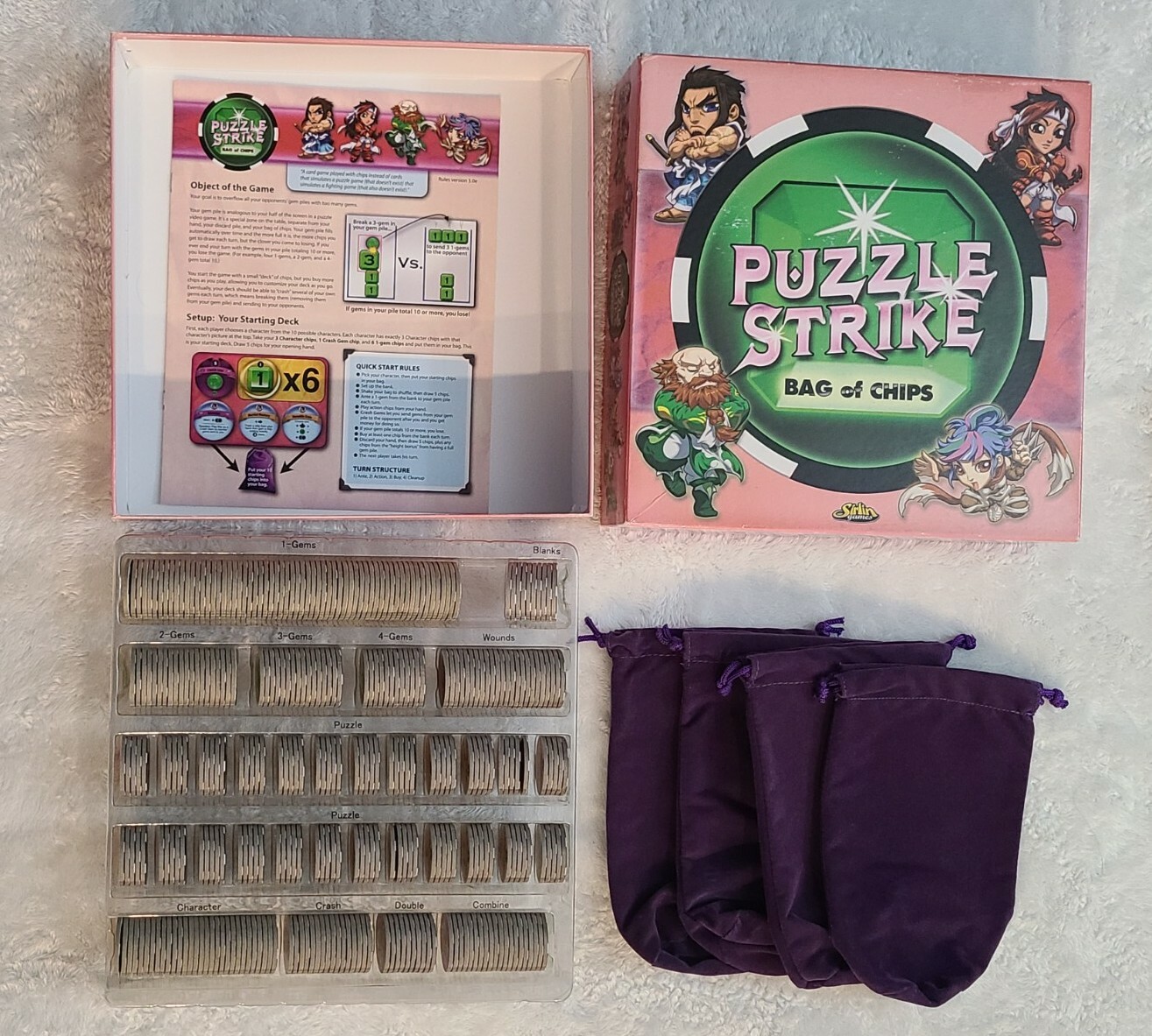 Puzzle Strike – Bag of Chips (Sirlin Boardgame) – Complete