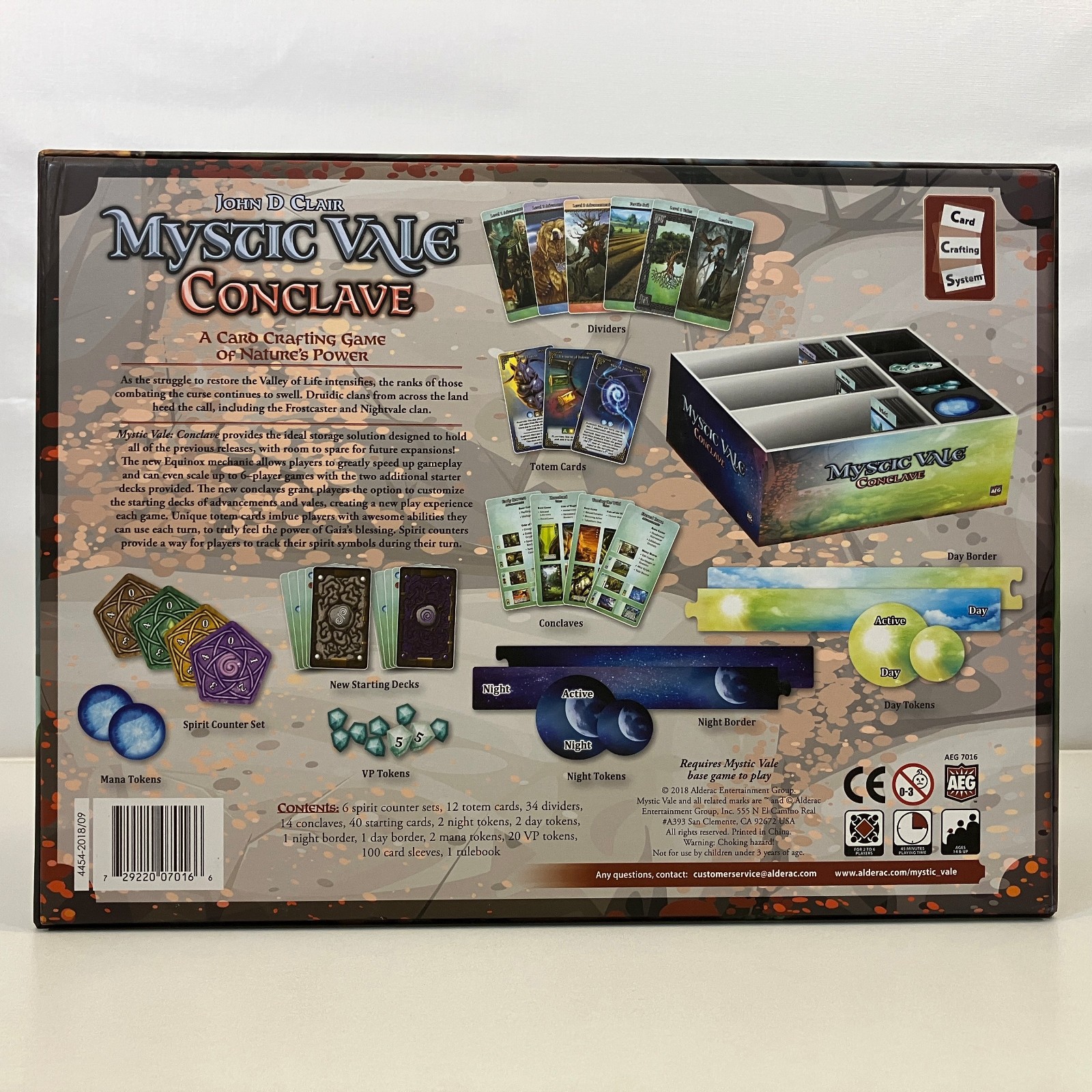 Mystic Vale Conclave Alderac Entertainment AEG 2018 Card Crafting Game Storage