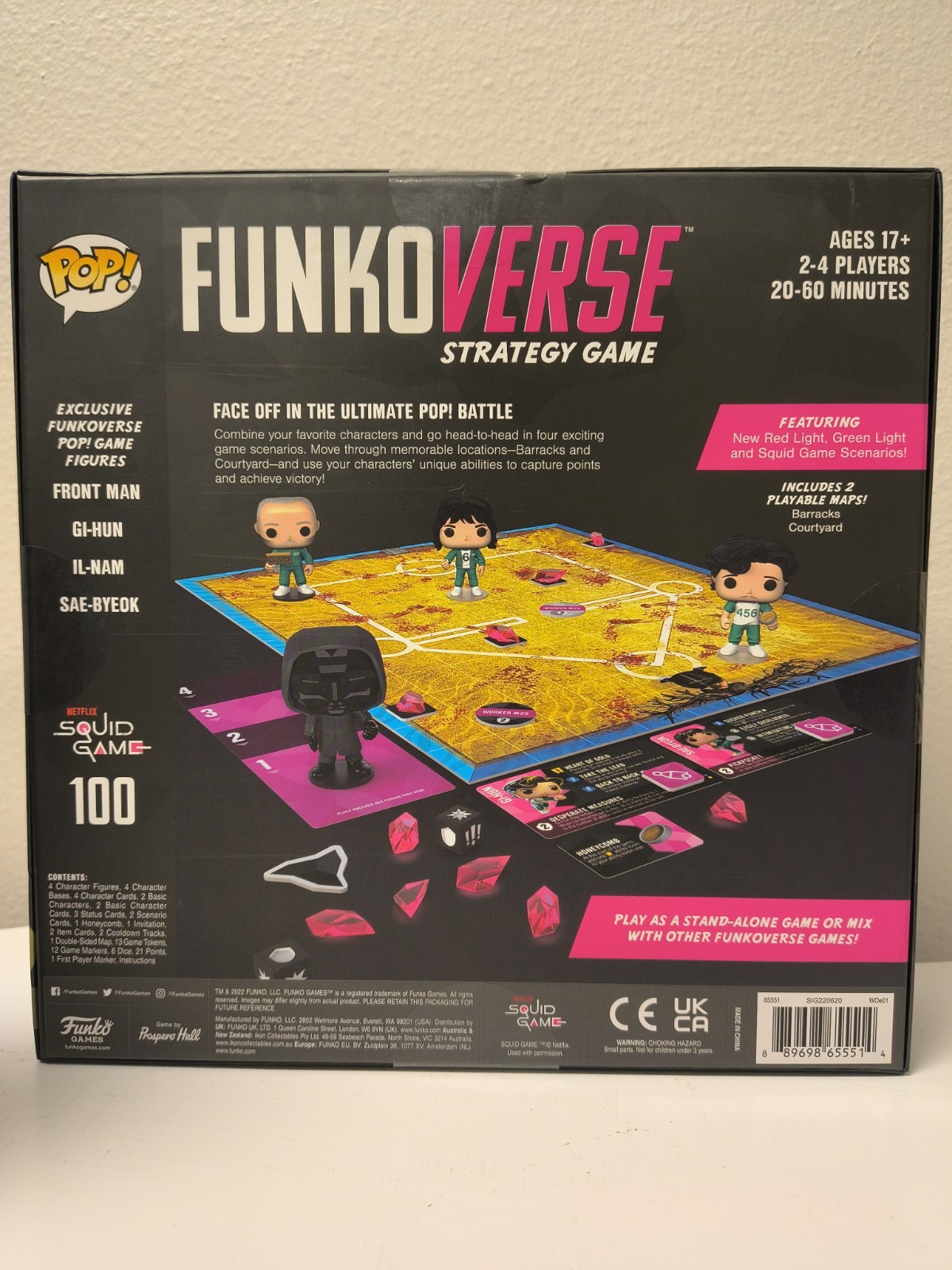 Squid Game Pop! Funkoverse Strategy Game 4-Pack + Expansion *BOTH ARE CHASES!!