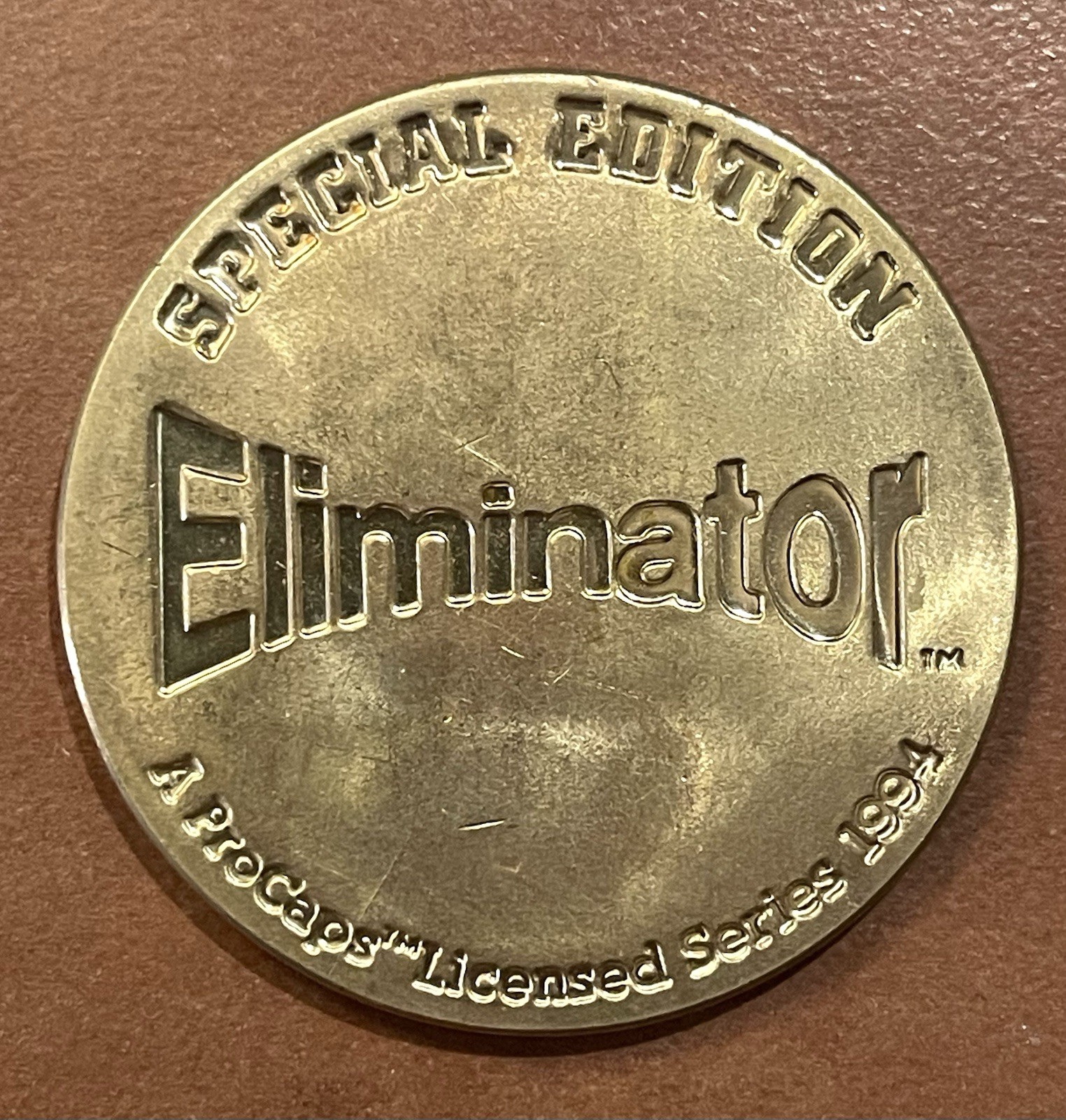 1994 Bad Boy Club Special Edition Pog Eliminator Slammer Solid Brass