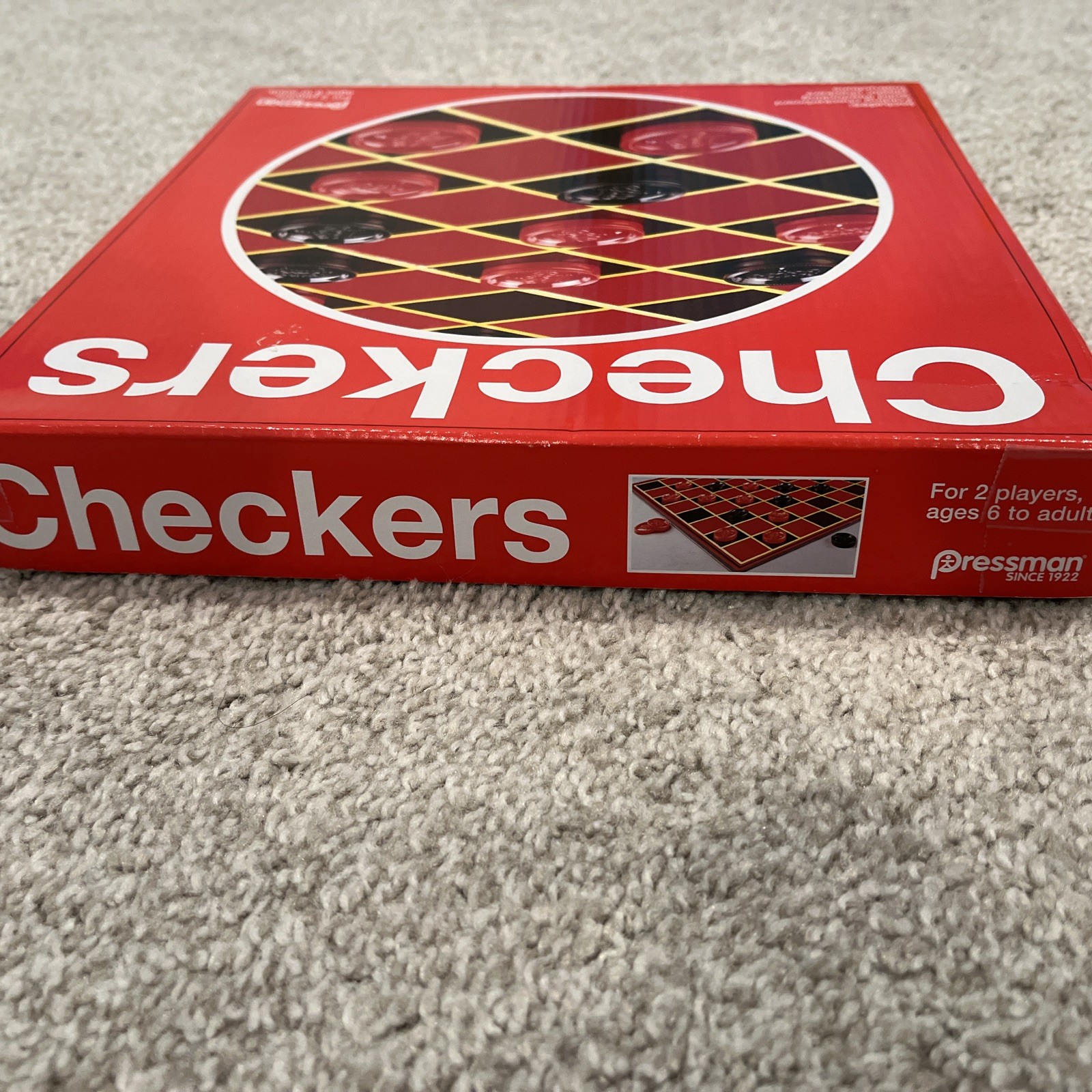 Checkers Board Game Set with 24 Pieces Classic Games