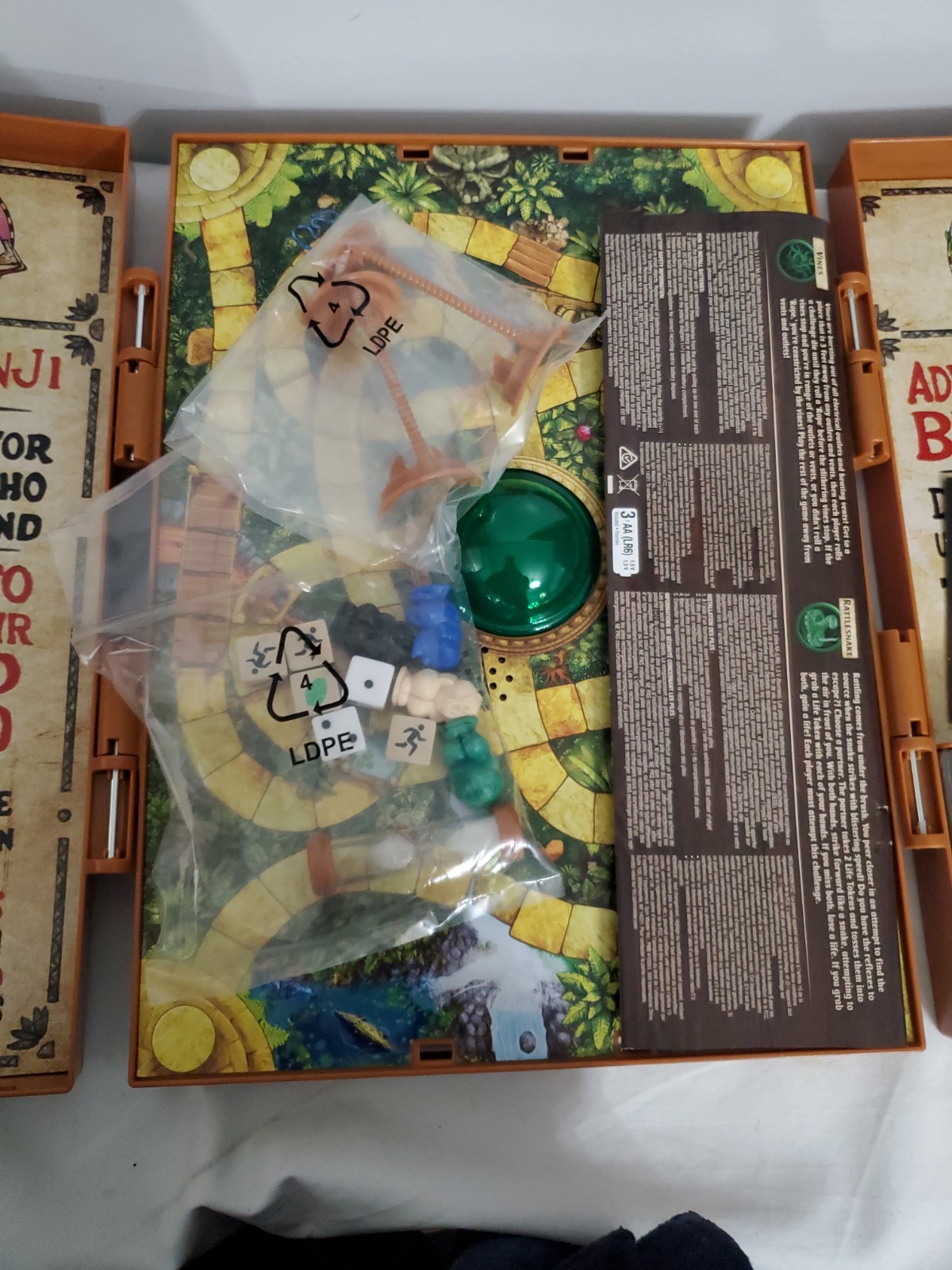 Spin Master Jumanji Complete Deluxe Electronic Board Game Never Used