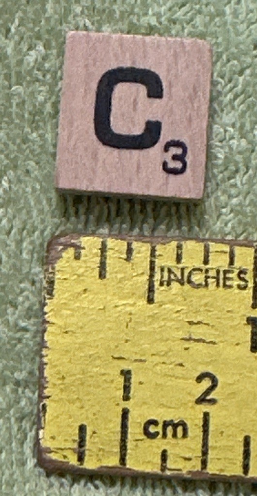 2013 Scrabble Board Game Replacement Piece – Letter “C”