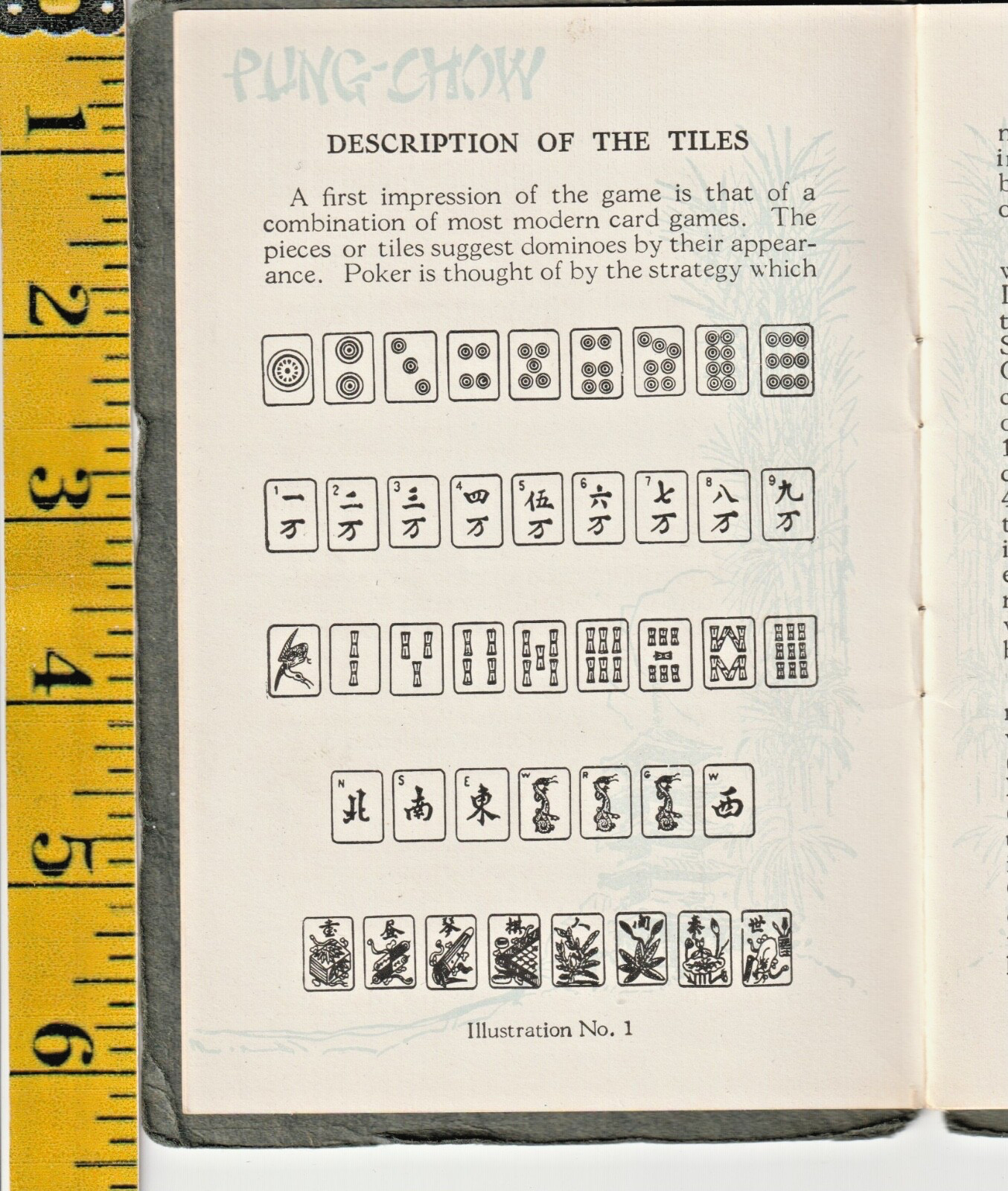 Rare Original 1923 Rule Book “Pung-Chow The Game Of A Hundred Intelligences”