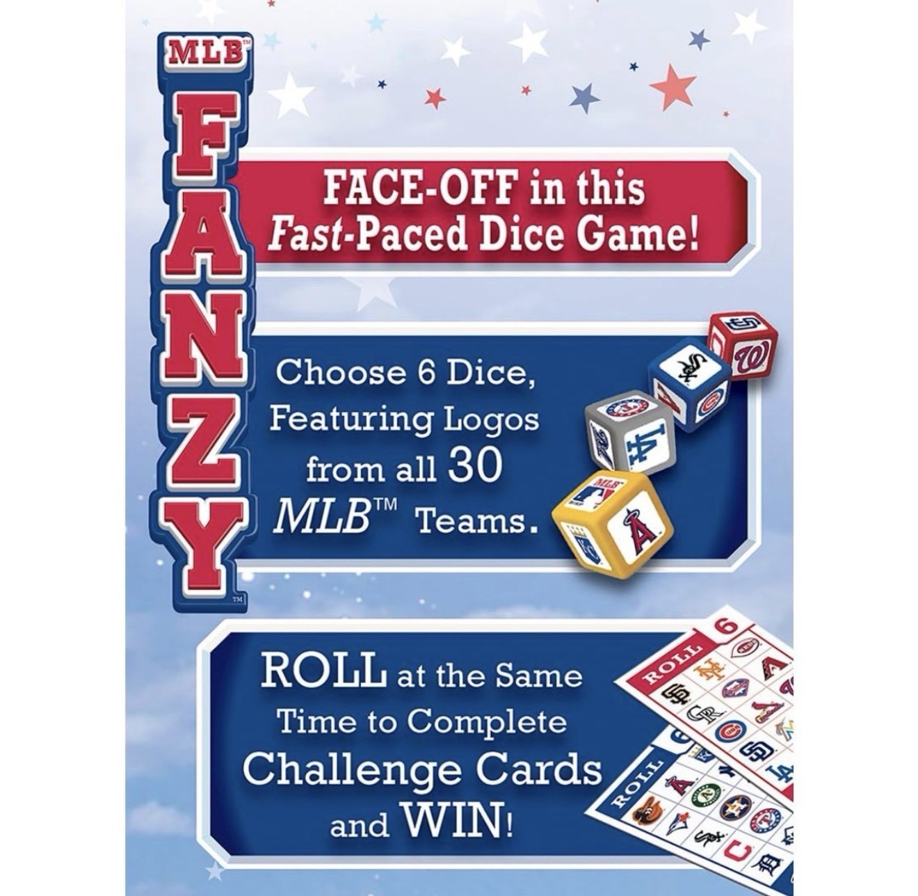 Masterpieces Puzzles MLB Fanzy Dice Game – Ages 8+ | 2-4 Players – NEW