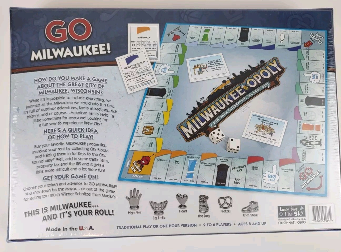NEW Sealed Milwaukee-Opoly A fun game celebrating Brew City by late for the sky