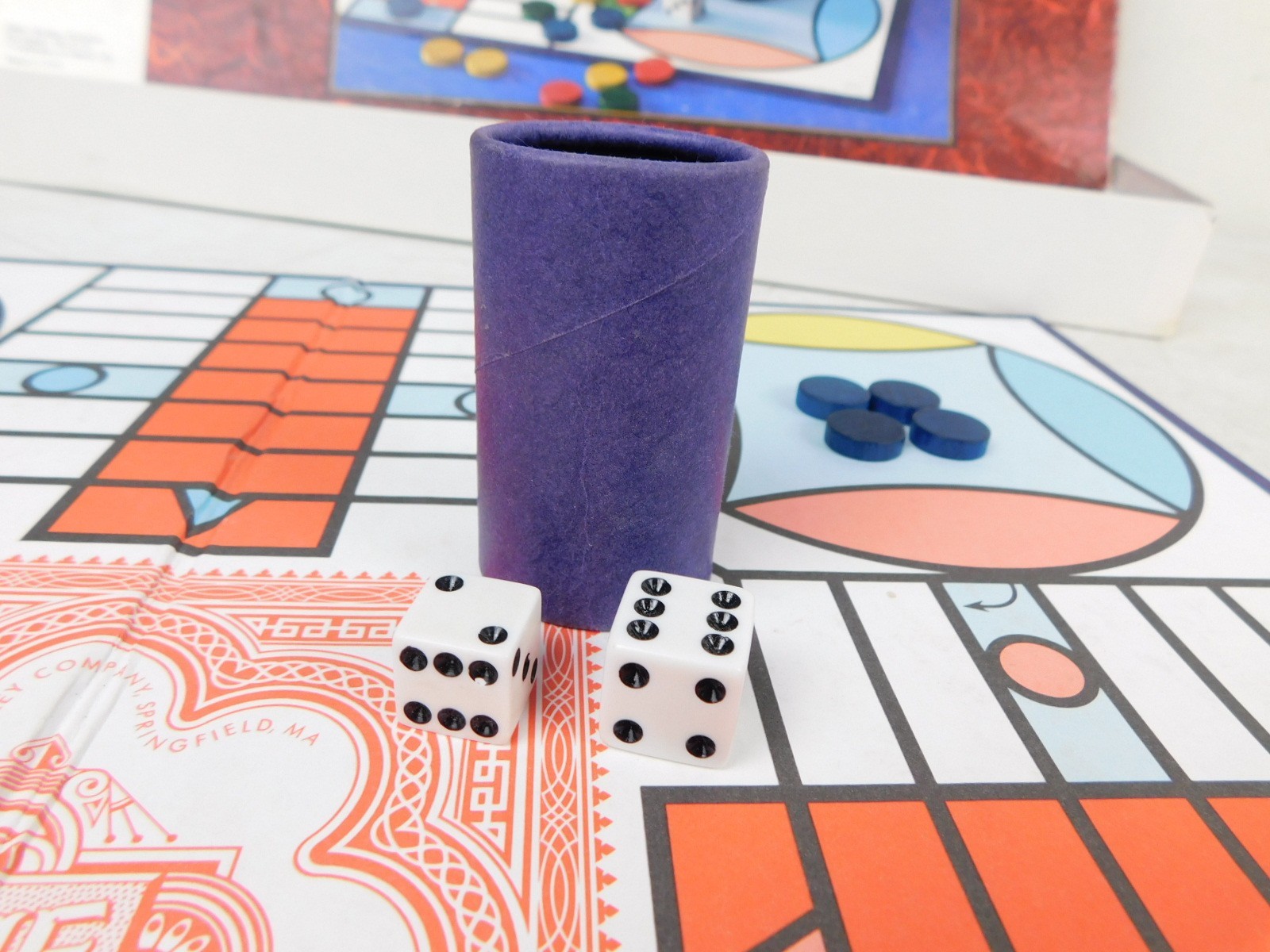 1989 PARCHEESI Board Game Classic Milton Bradley Vintage Toy No. 4037