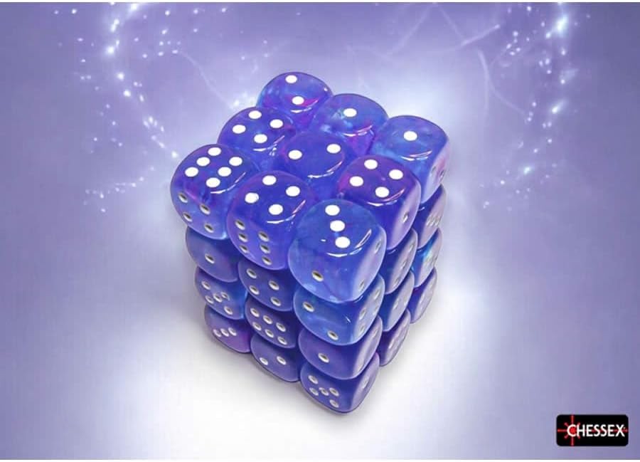 Chessex – Nebula 12mm D6 Dice Block – Aura