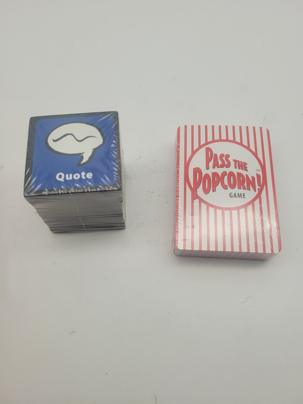 Pass the Popcorn Game with Bonus Booster Star Connection Actor Card Game