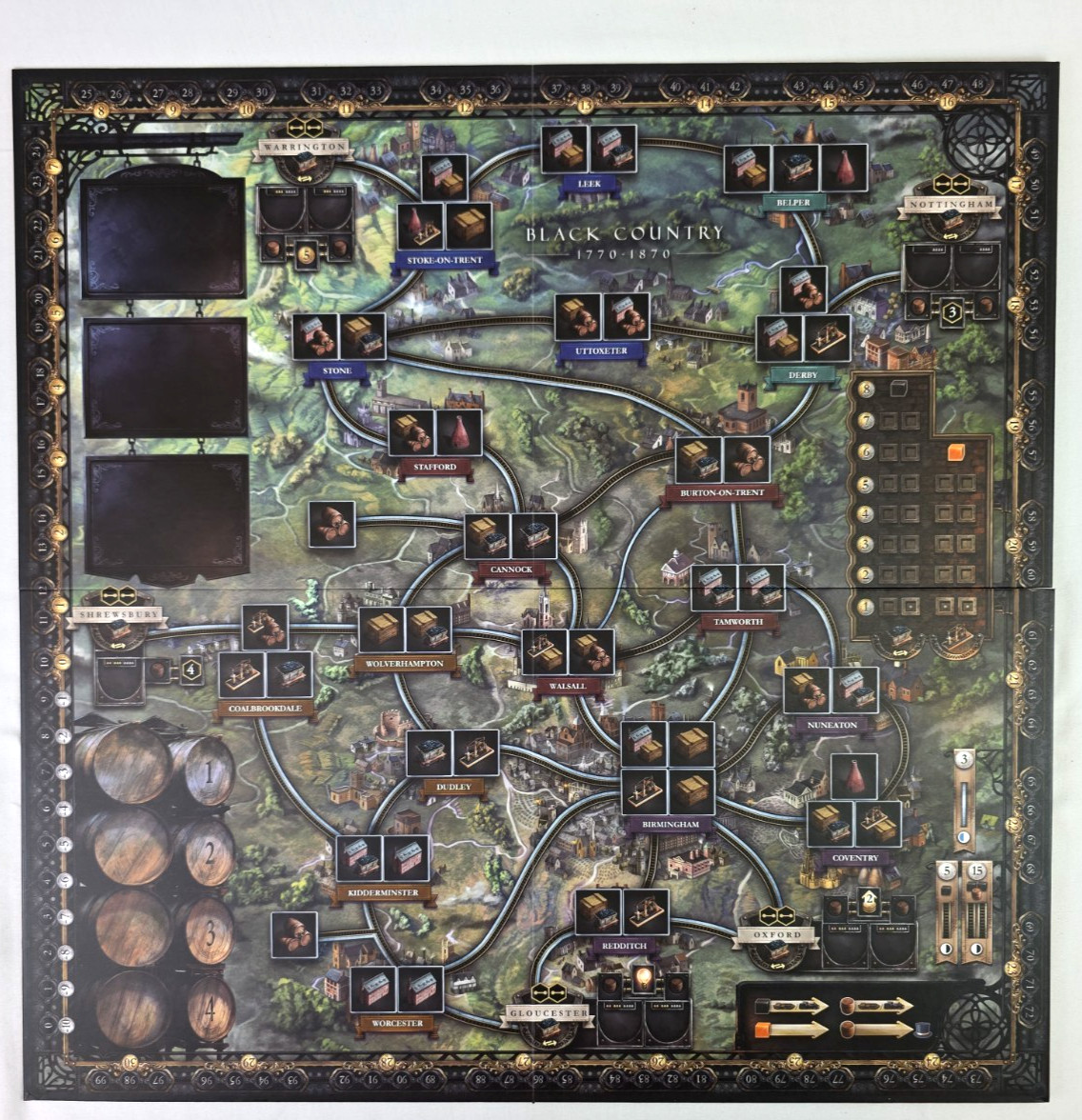 Brass: Birmingham Strategy Board Game Roxley Games Opened Un-played Complete