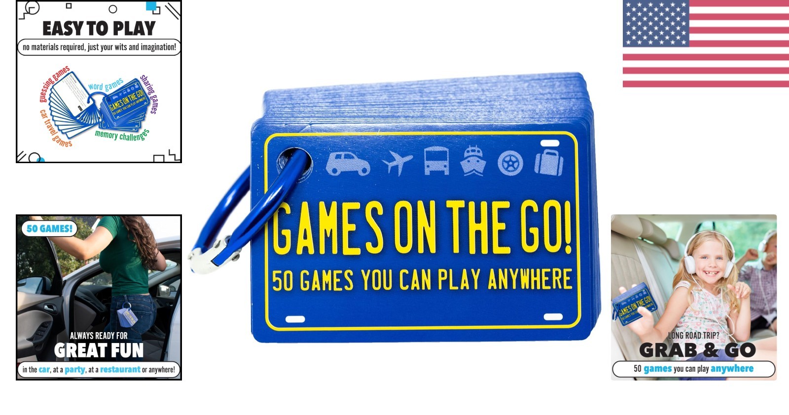 Creative and Portable Games on the Go: 50 Fun Activities for Family Travel