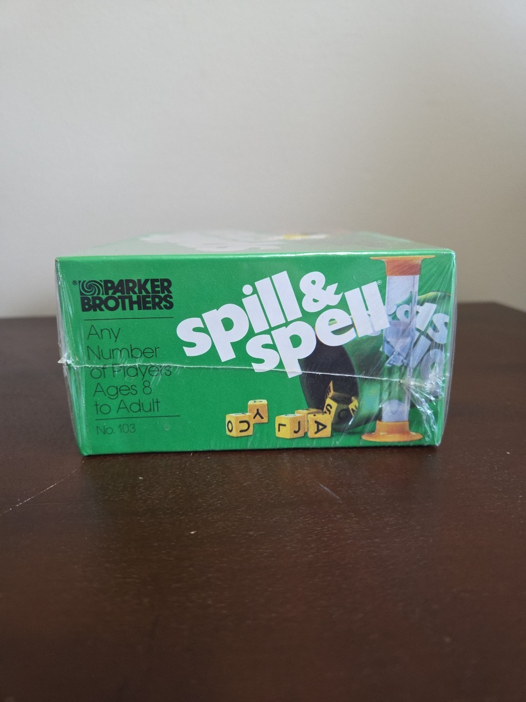 Vintage 70’s Brand New Sealed Parker Brothers Spill & Spell Crossword Game 1978