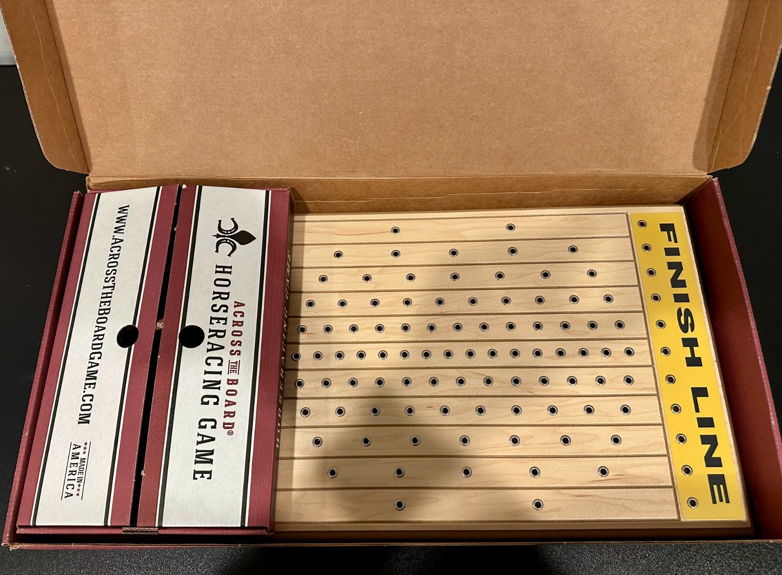 Across The Board Horseracing Game – Handcrafted 2007 *NEW/OPEN BOX*