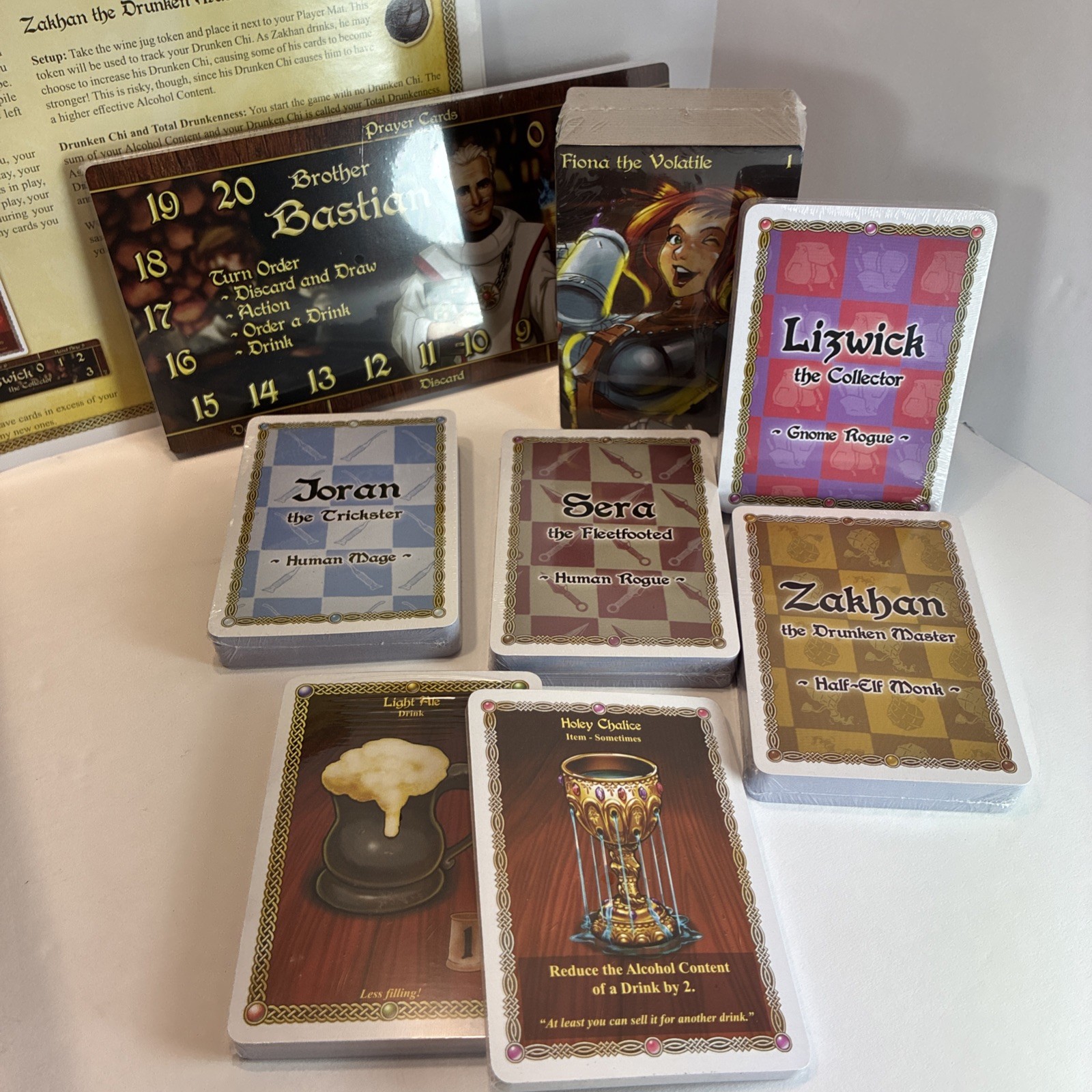 Red Dragon Inn 5 The Character Trove Sealed Decks and Pieces Complete