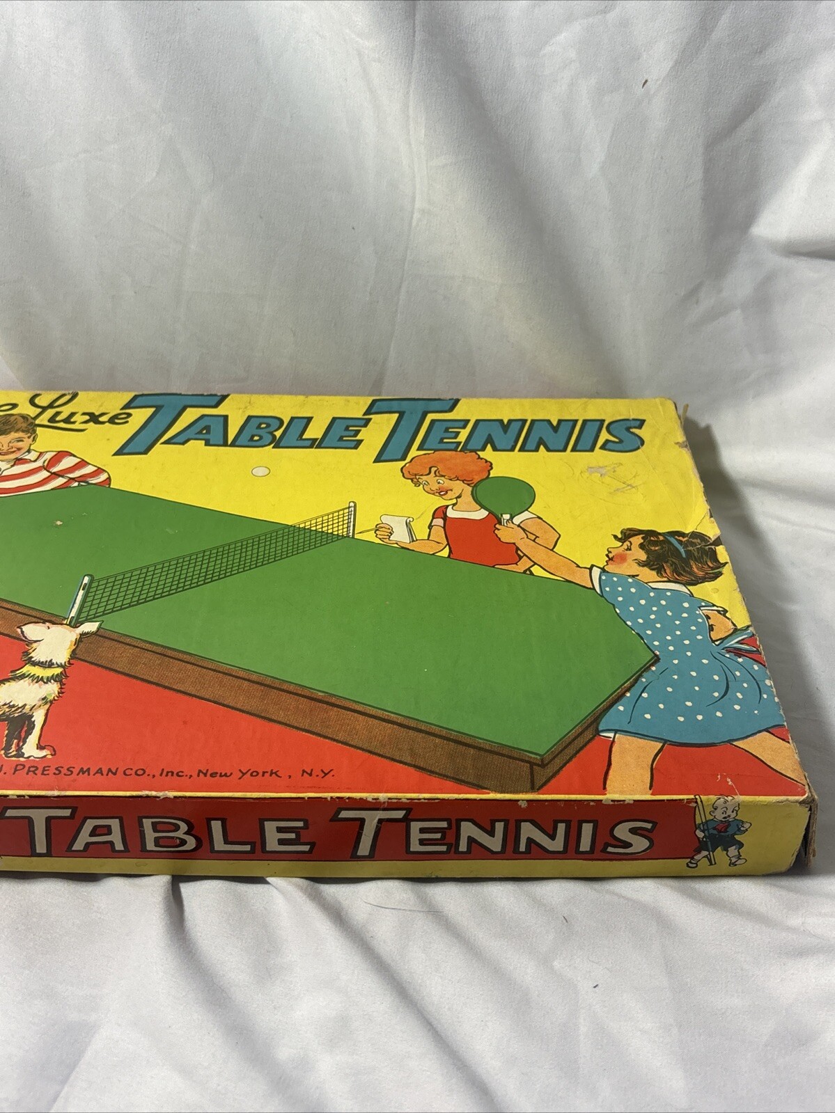 DE LUXE Table Tennis J. Pressman VINTAGE 1930s Historic!!