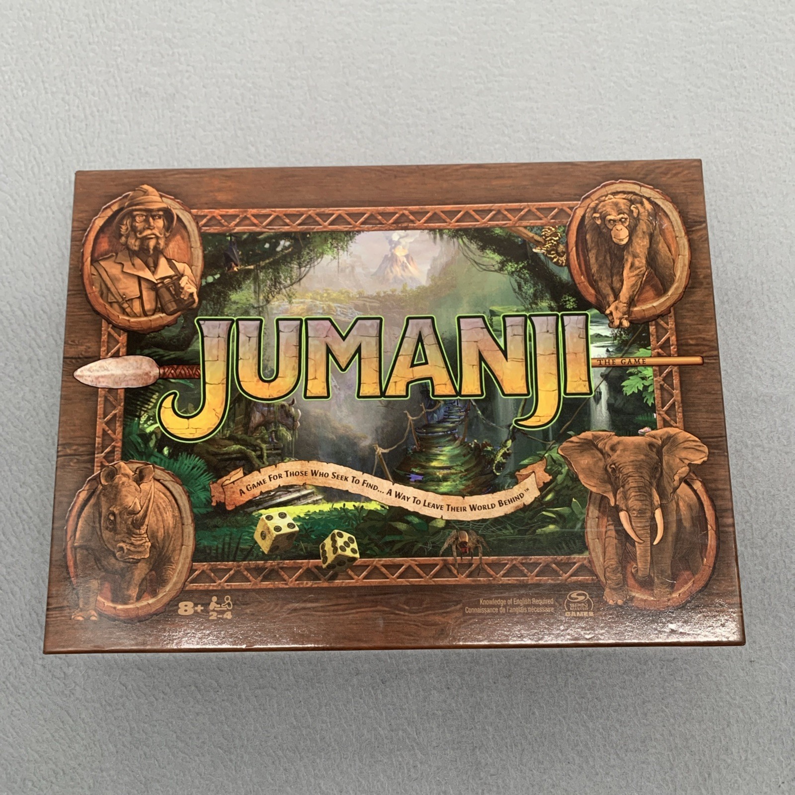 Jumanji The Game: The Classic Scary Adventure Family Board Game BRAND NEW SEALED