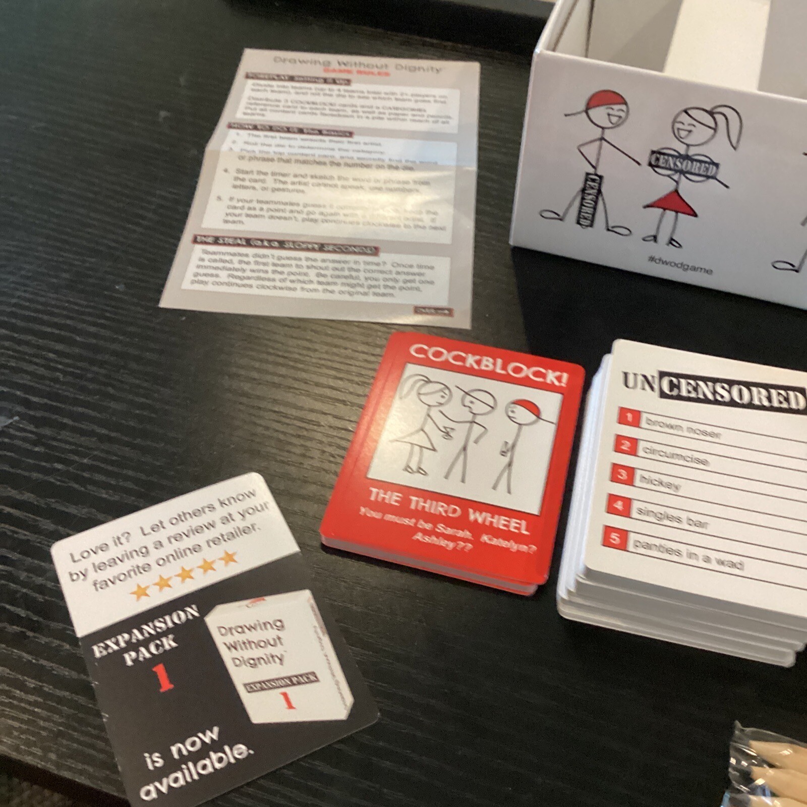 Drawing Without Dignity: a Game of Uncensored Sketches New