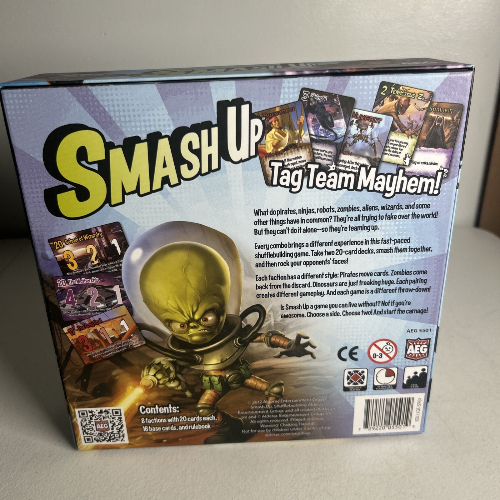 Alderac Entertainment Group AEG05501 Smash Up Card Game- Fast Shipping