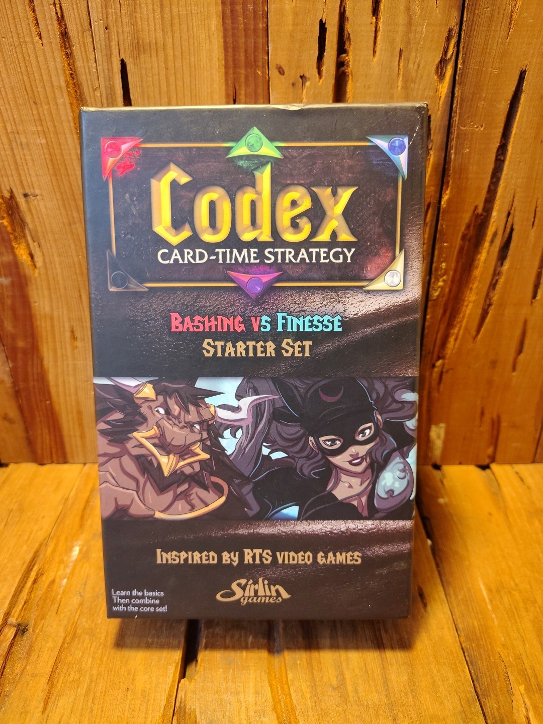 Codex Card Time Strategy Bashing v Finesse Starter Set Board Game Complete 2016
