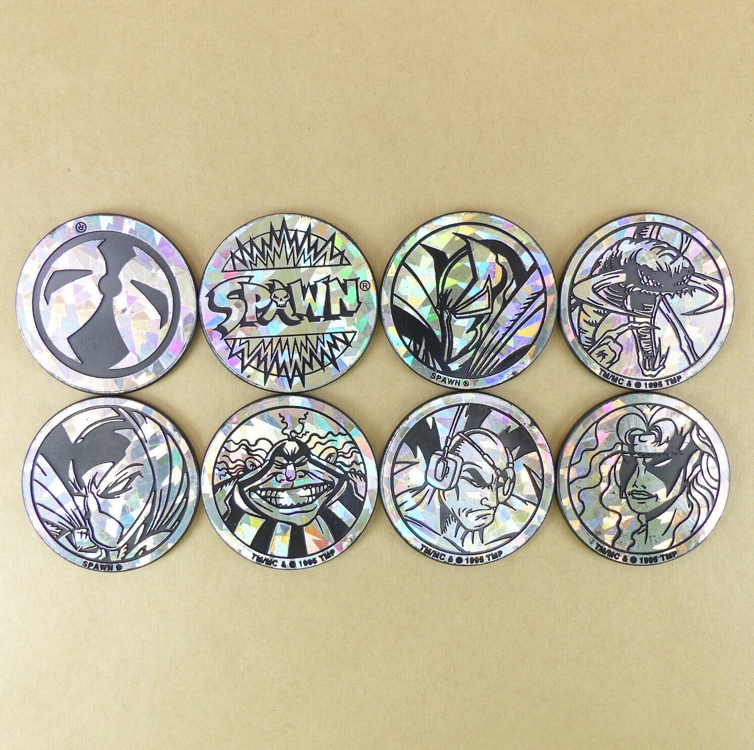 Lot of 8 SPAWN Kini Slammers Authentic The World POG Federation Todd McFarlane