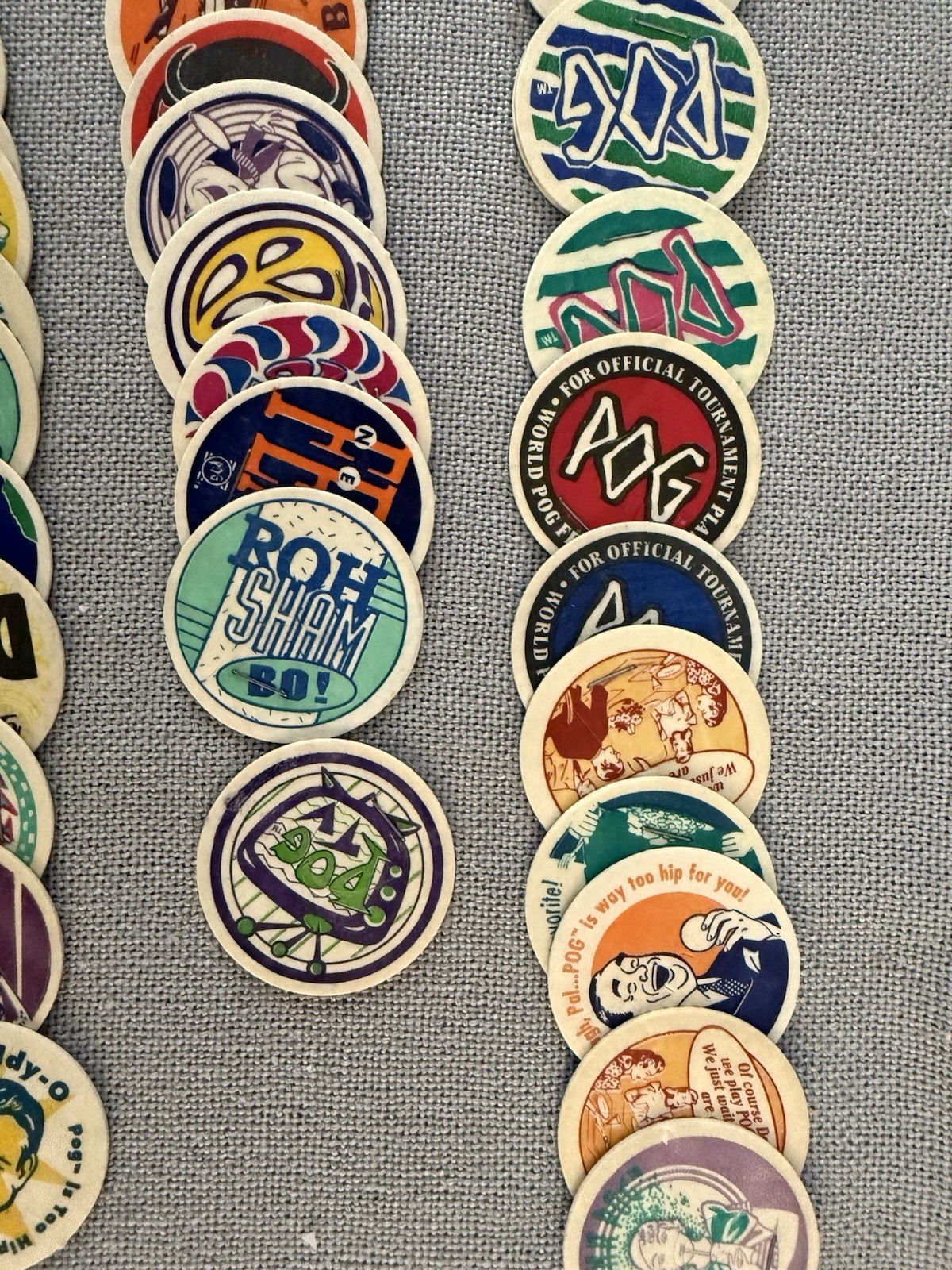 World POG Federation~95+ Original Pogs~Matte Finish Milk Caps~Little Tab~Staple