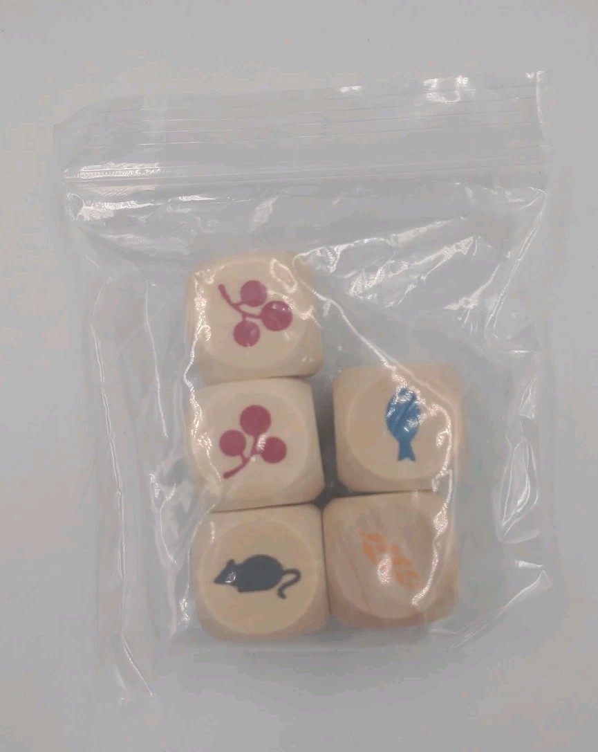 Wingspan Original Board Game Replacement Pieces Complete Set of 5 Custom Dice