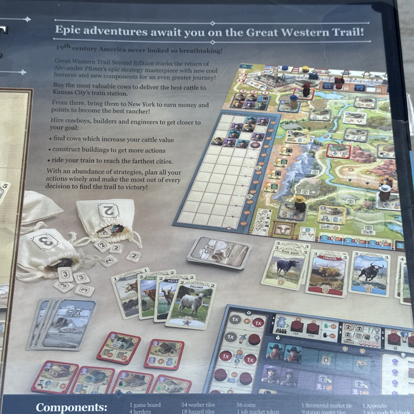 Lookout Games Great Western Trail Board Game