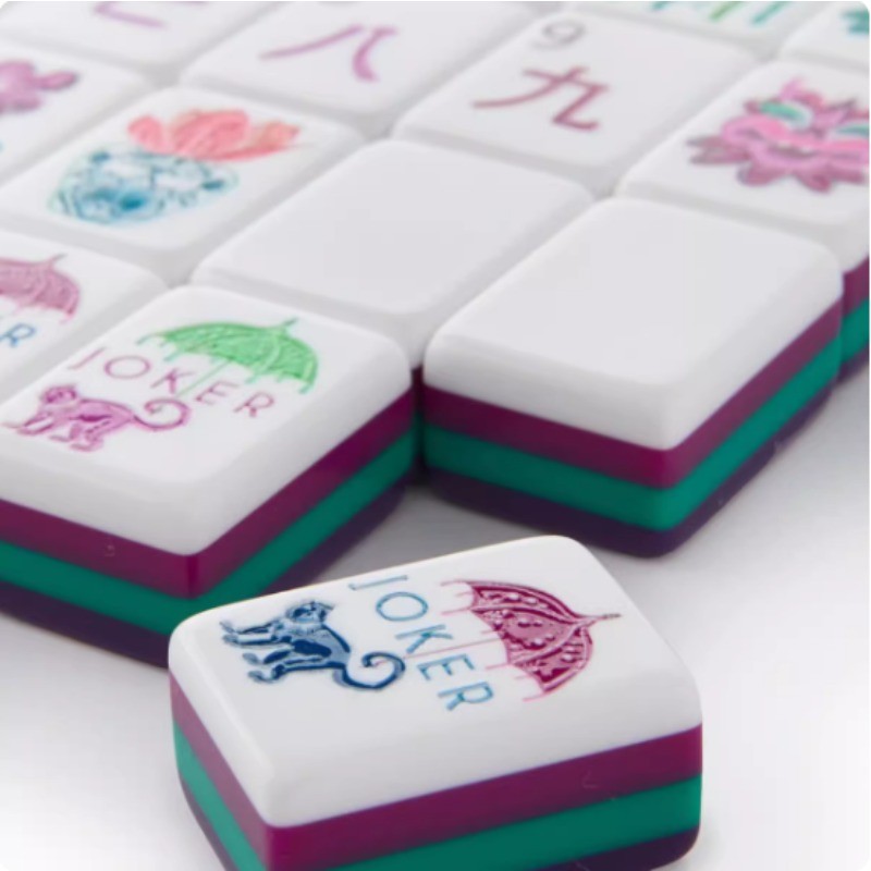 American Mahjong Game Set, 160 New Royal Purple Layered Mah jong