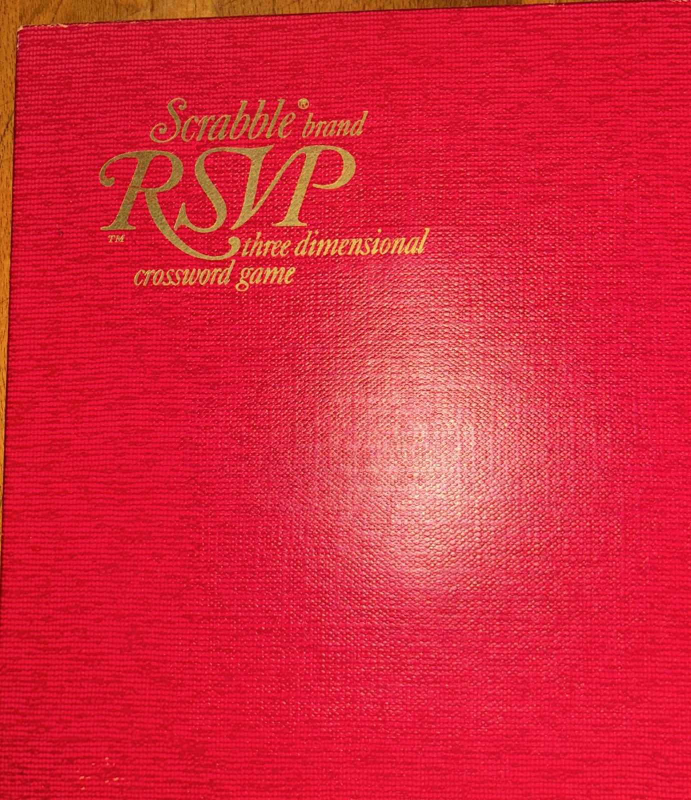 SCRABBLE RSVP 3 Dimensional Crossword Game (1966) Selchow & Righter COMPLETE SET