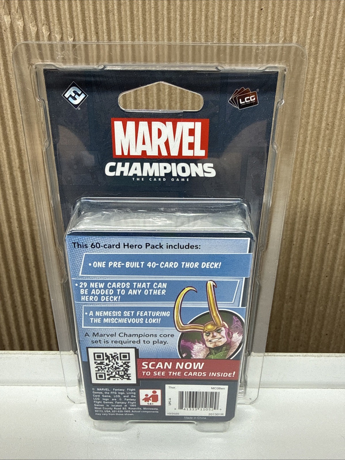 Marvel Champions The Card Game- Thor Hero Pack, Out Of Print, Brand New/Sealed!