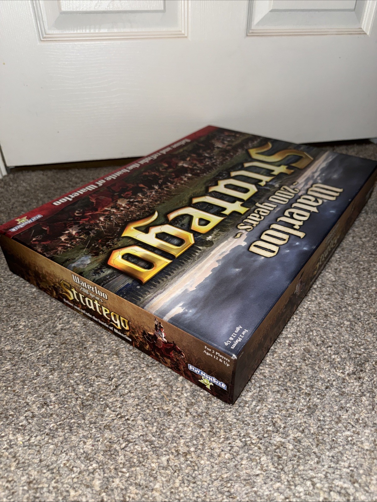 Stratego Waterloo 200 Years Rare Strategy Board Game Nice *8/12 Weakened Blocks*